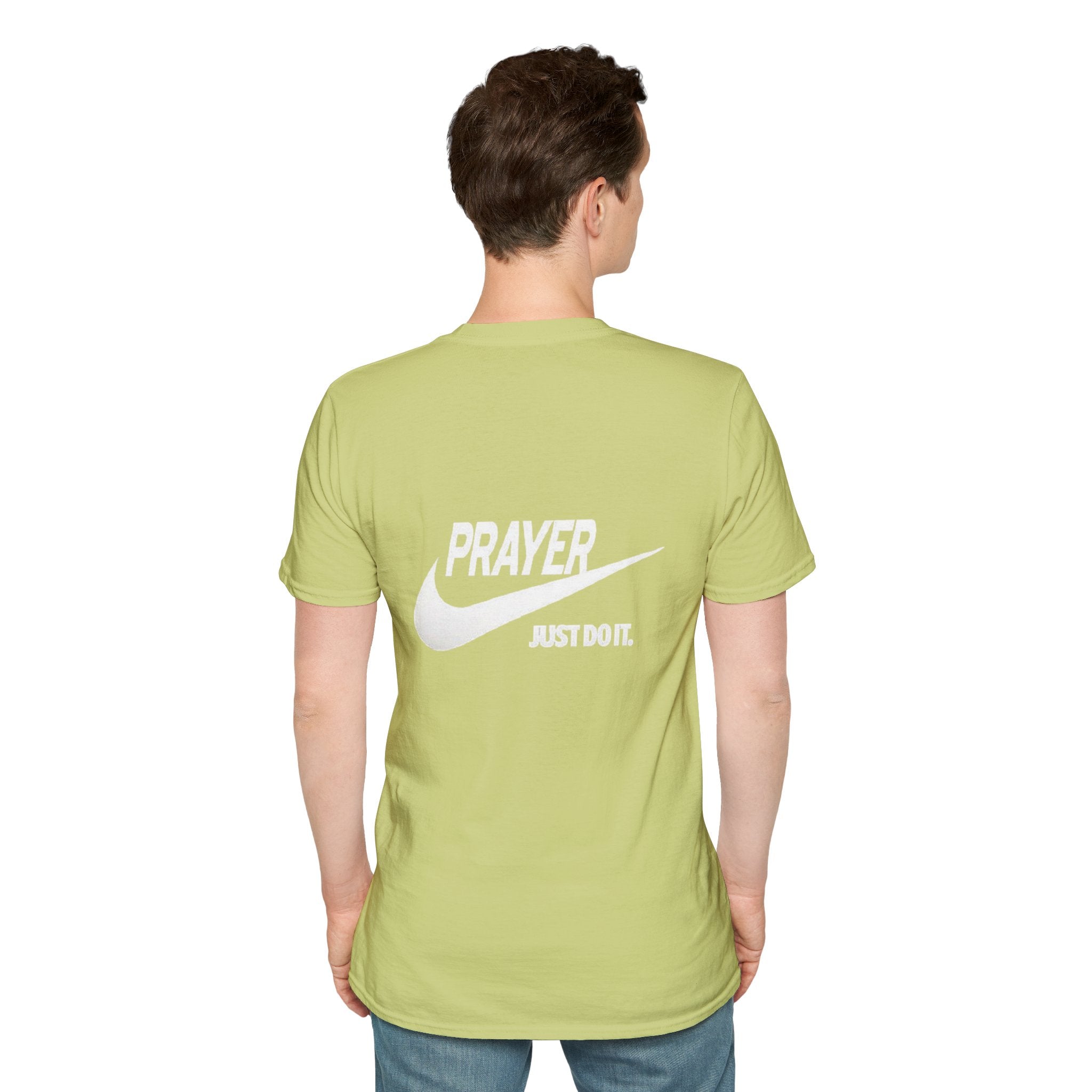 Prayer Just Do It T-shirt - Funny Christian Nike Parody T-shirt - Faith Gear Printify