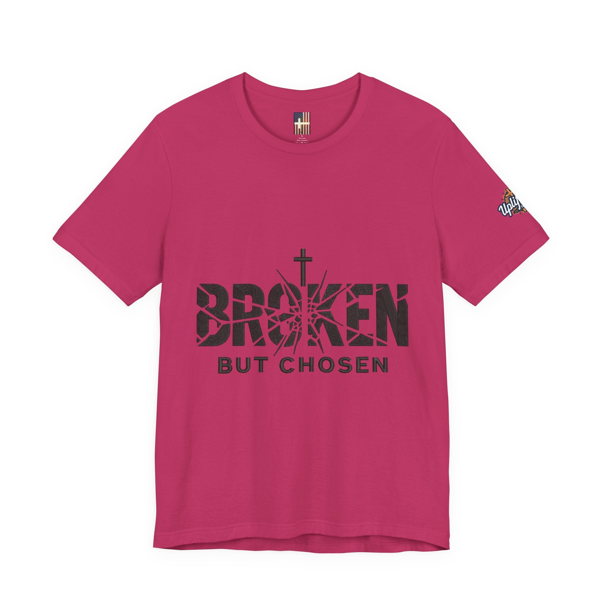 Broken But Chosen T-Shirt — Inspirational Faith Graphic Tee