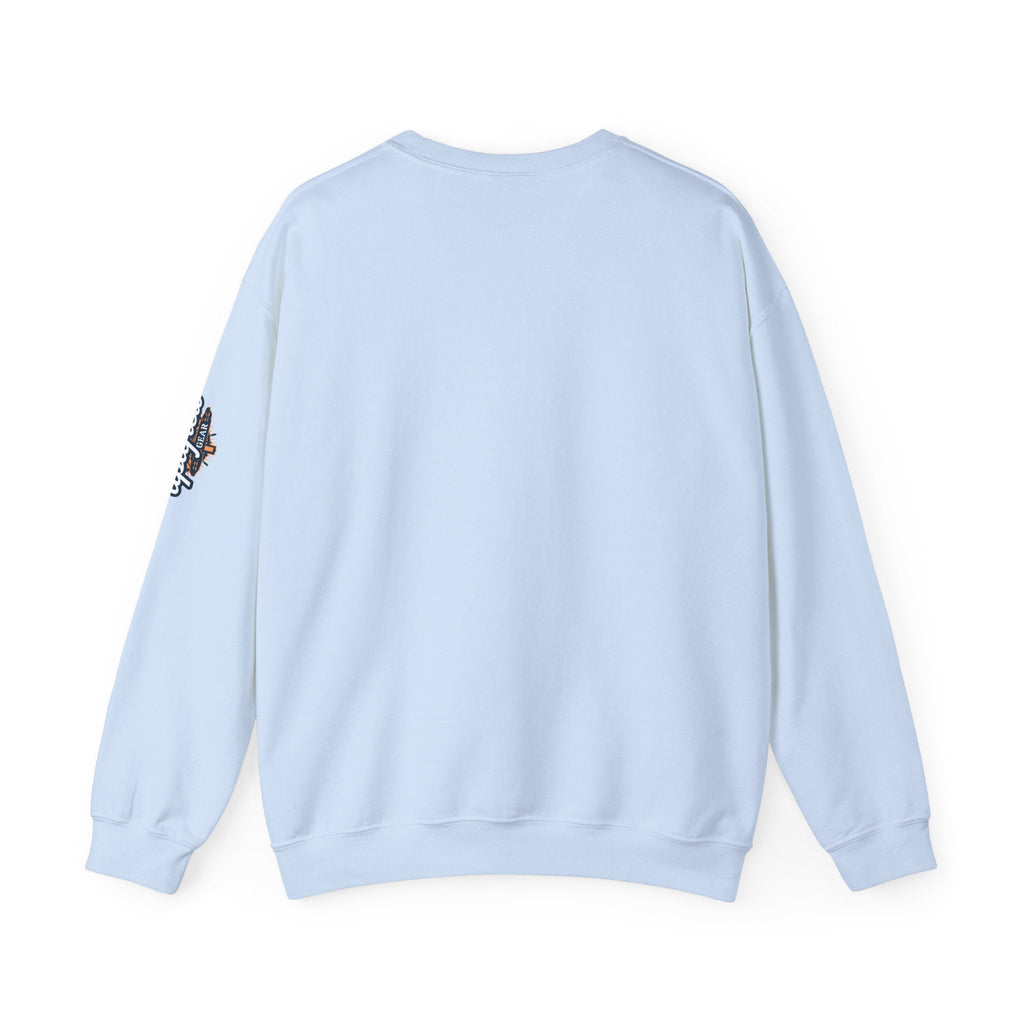 Jesus Is My Superhero Crewneck Sweatshirt Printify