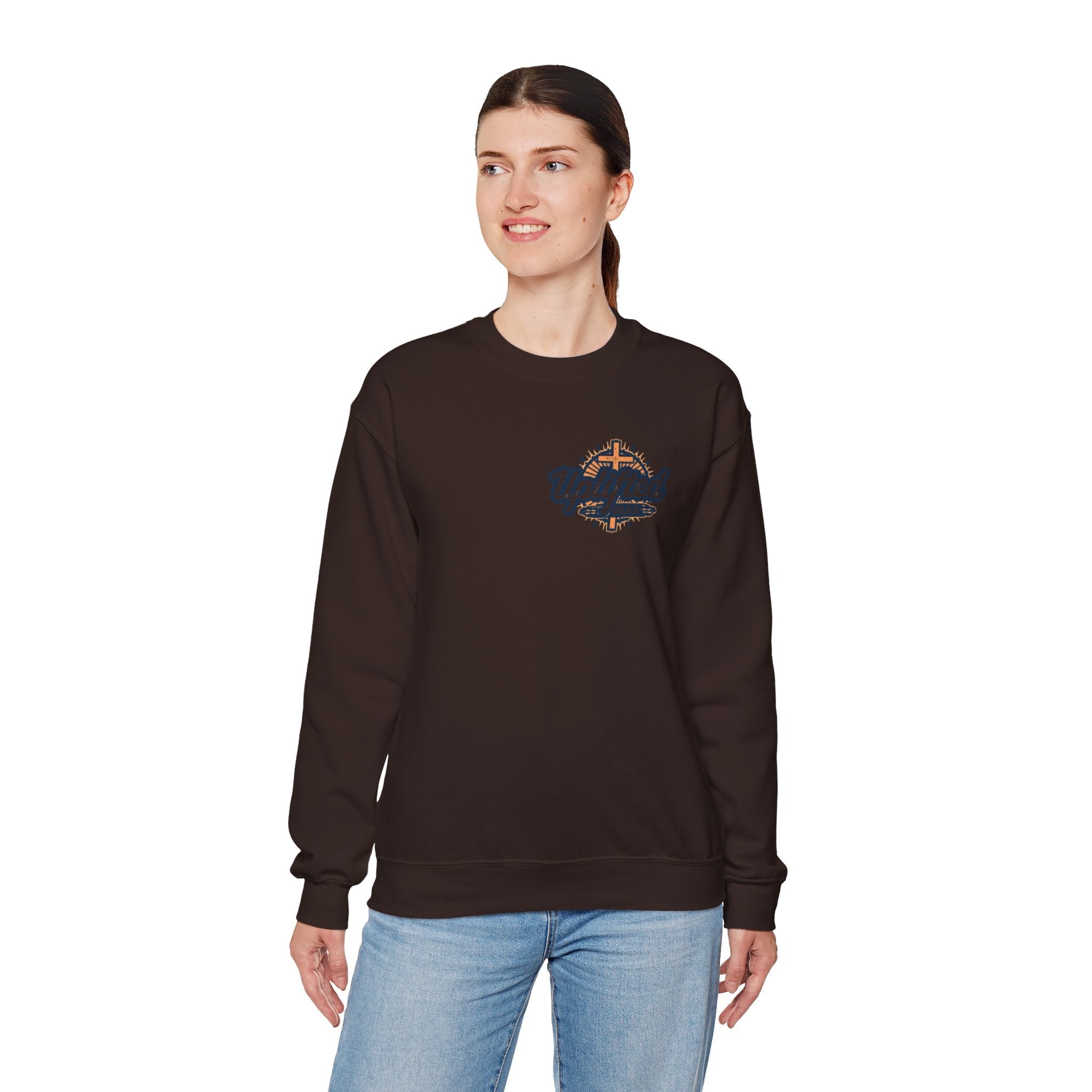Religious Graphic Armor Of God Design - Unisex Heavy Blend™ Crewneck Sweatshirt Printify