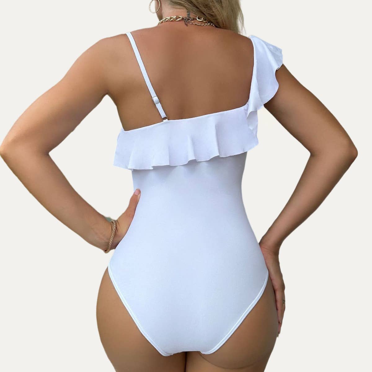 Kimberly White One-Piece Swimsuit Pretty Little Patriot