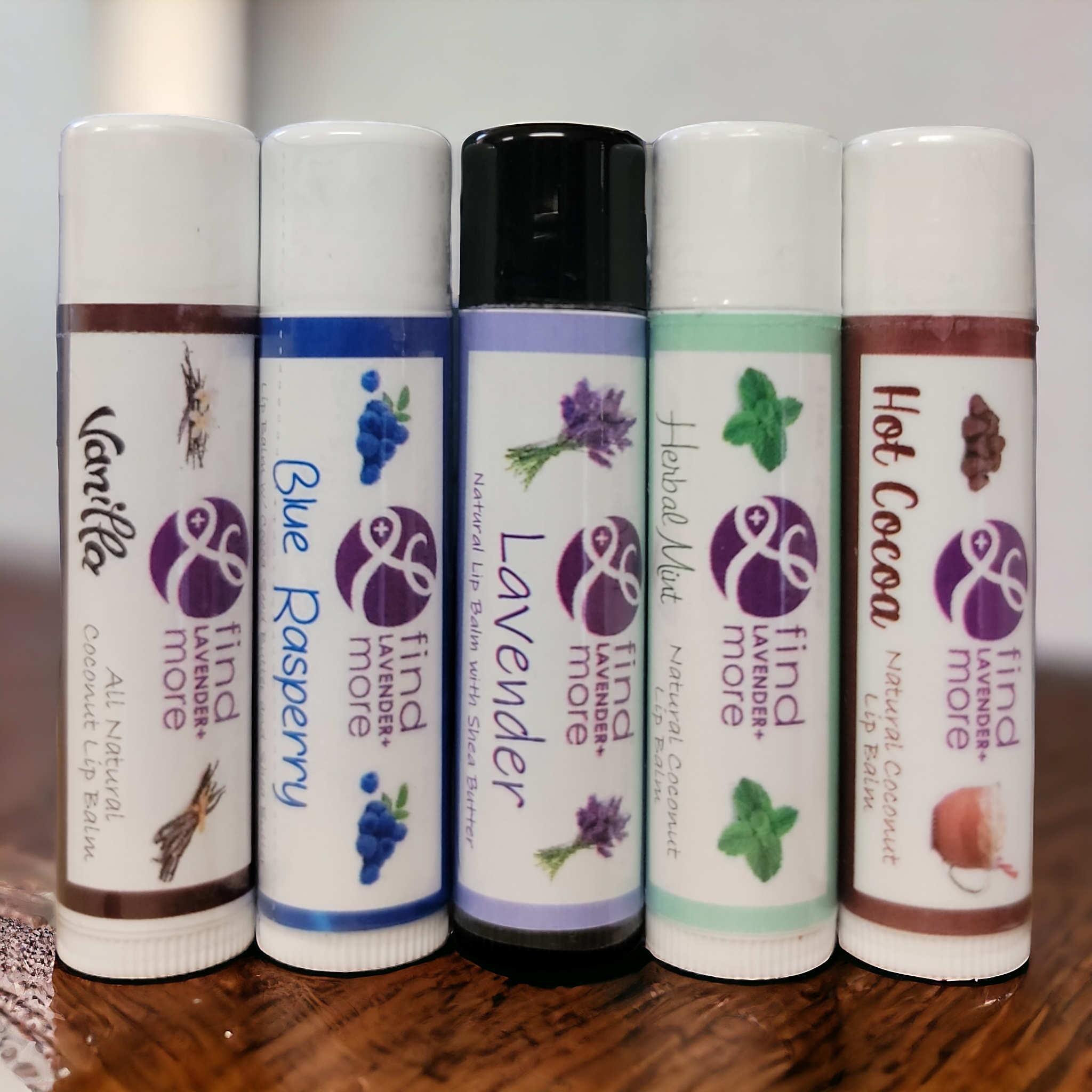 All Natural Shea Infused Lip Balms (3pack) Findlavender.com