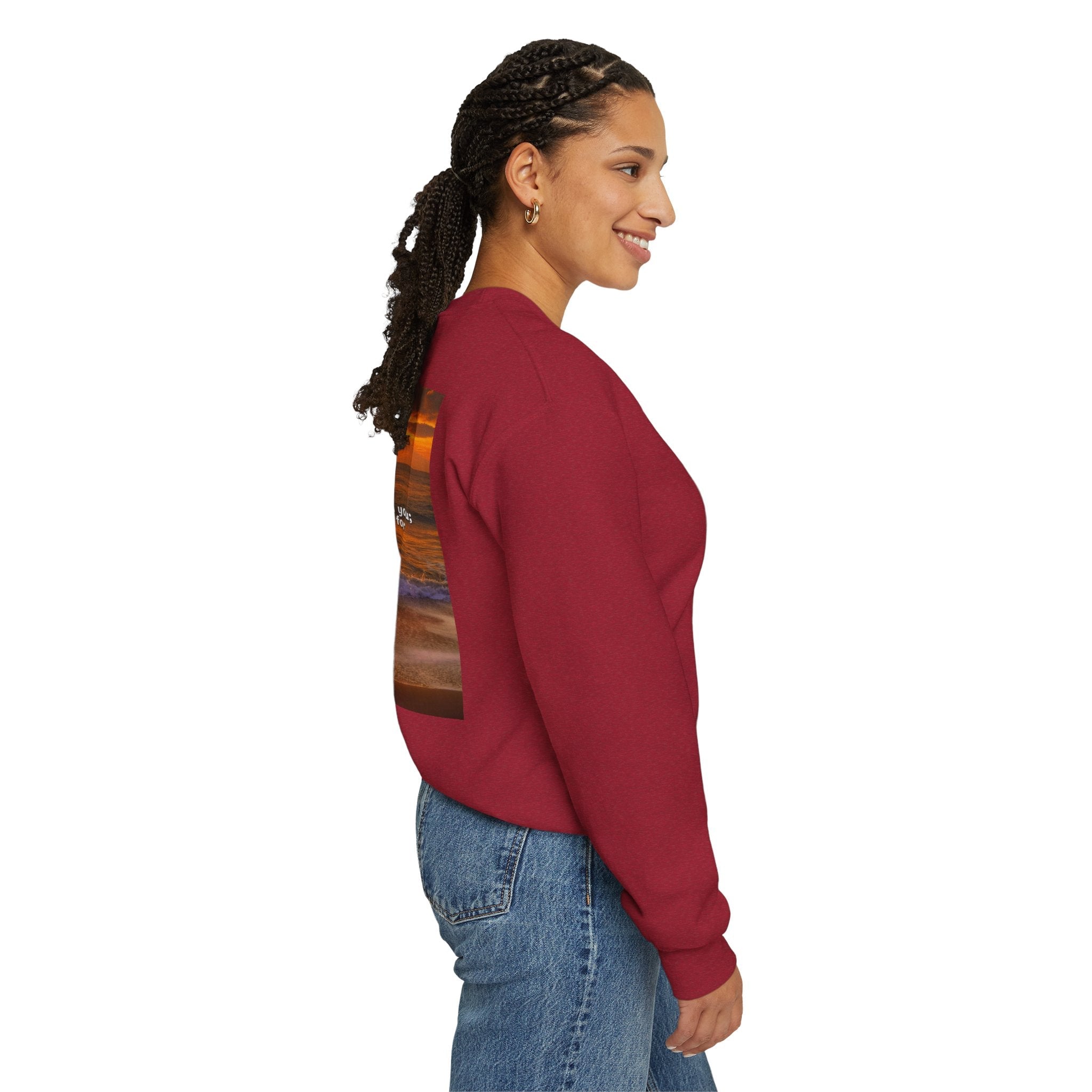 Bible Verse Unisex Heavy Blend™ Crewneck Sweatshirt - Isaiah 41 : 10 Printify