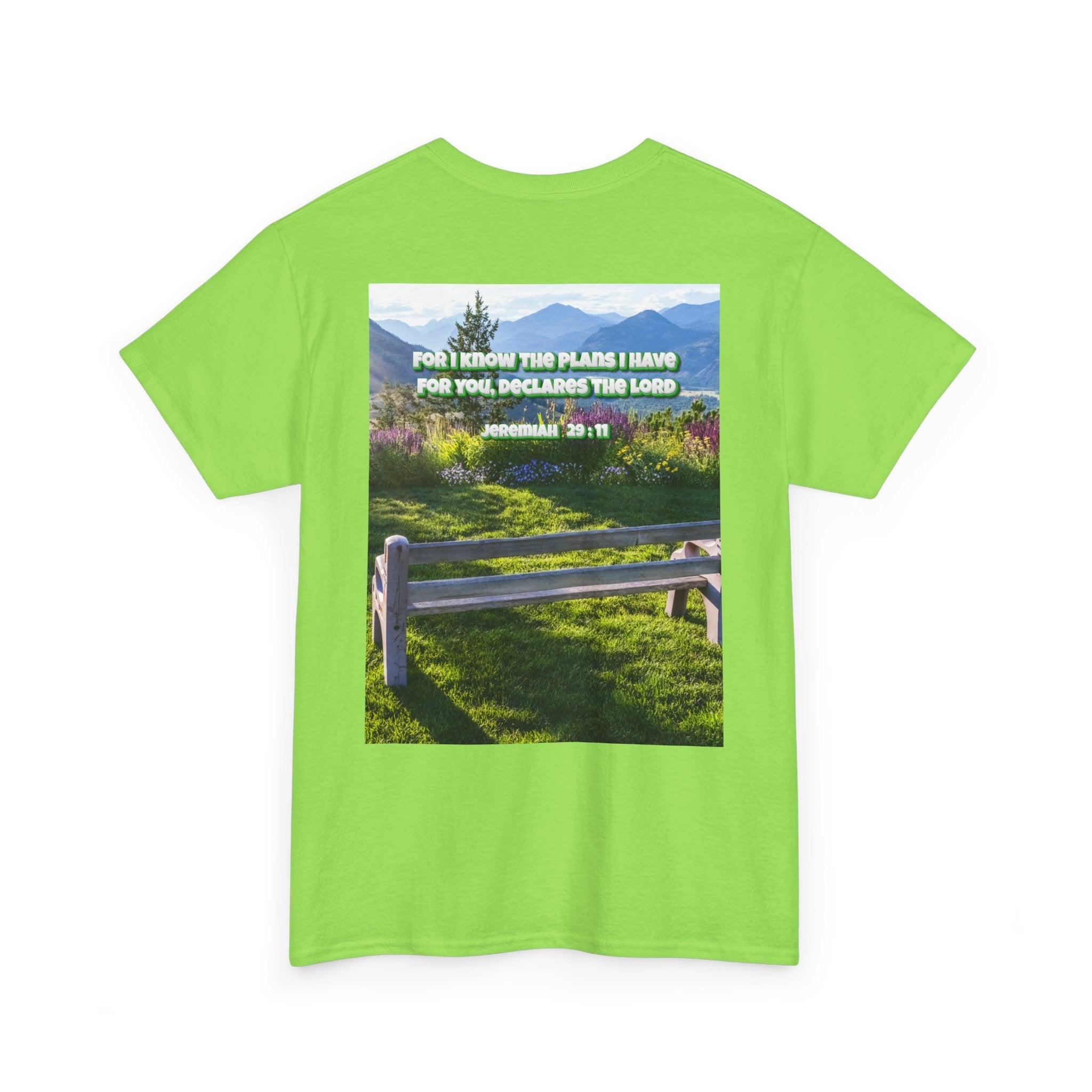 Bible Verse Unisex Tee -  Jeremiah 29 : 11 Printify