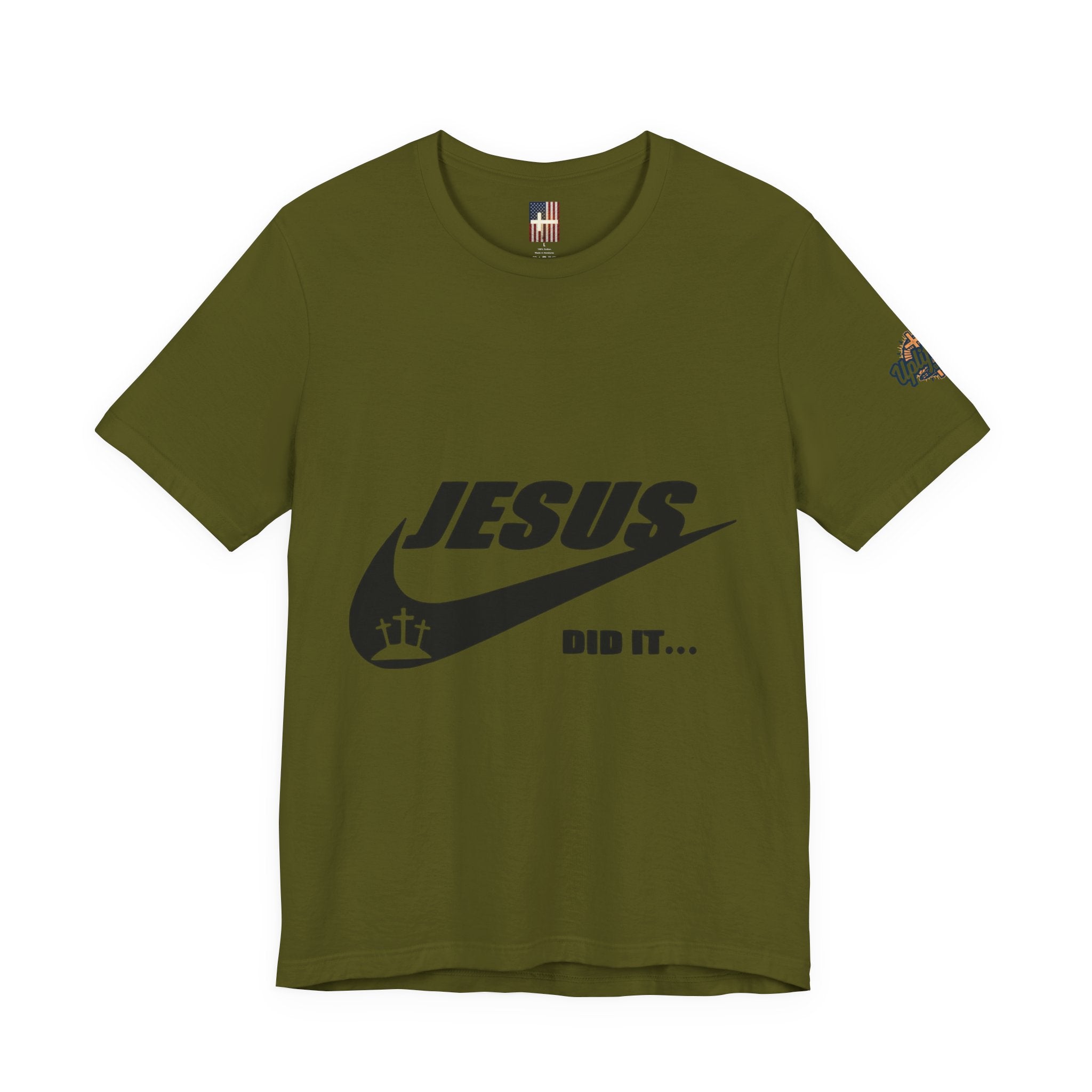 Jesus Did It T-shirt - Funny Christian Parody T-shirt - Faith & Victory Apparel