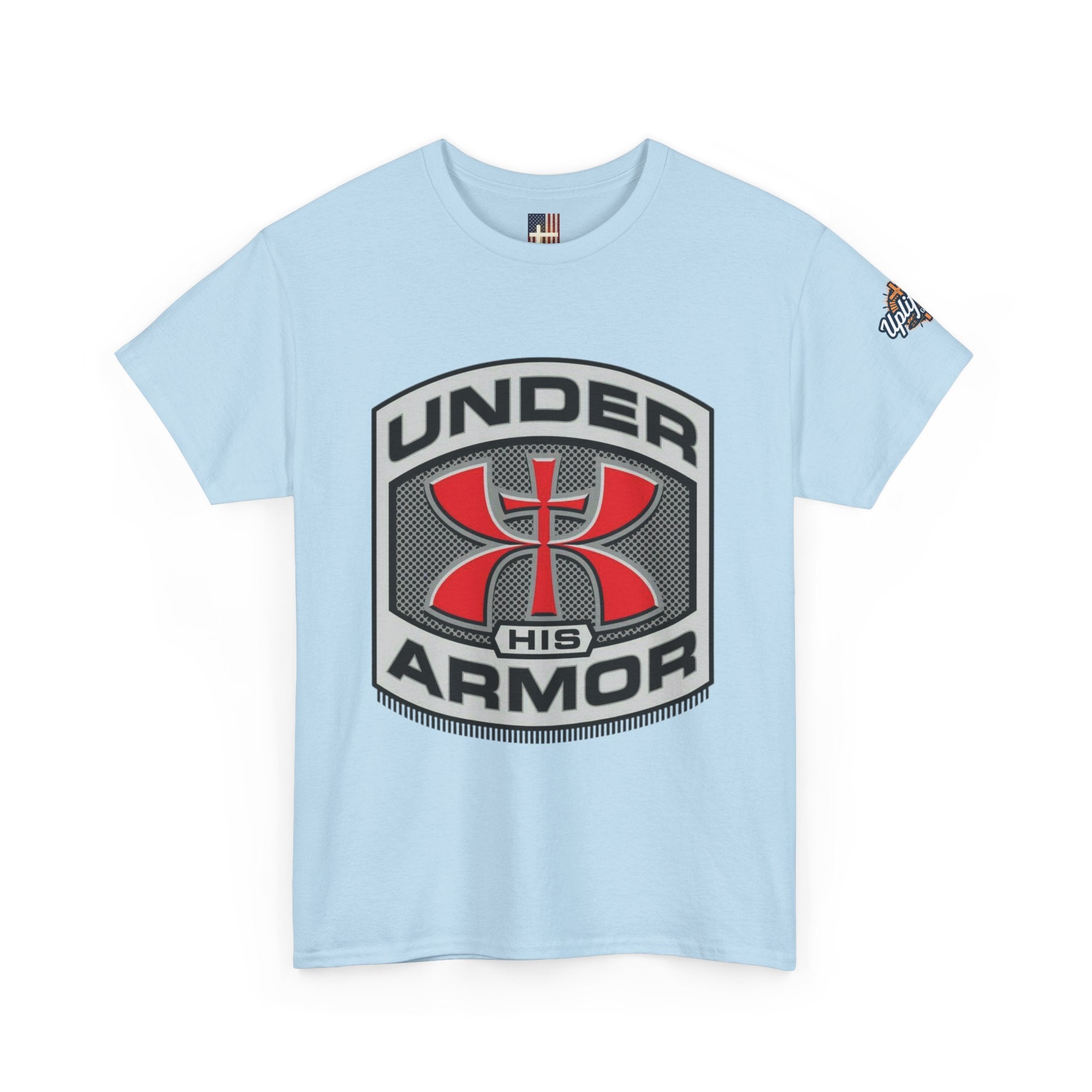 Under HIS Armor Christian T-Shirt — Faith-Inspired Under Armour Style Printify