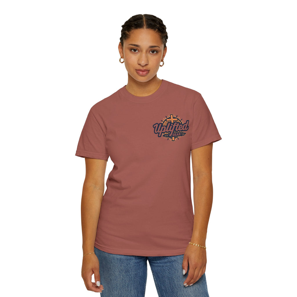 Trust in The Lord Proverbs 3:5-6 Biblical Design Unisex Garment-Dyed T-shirt Printify