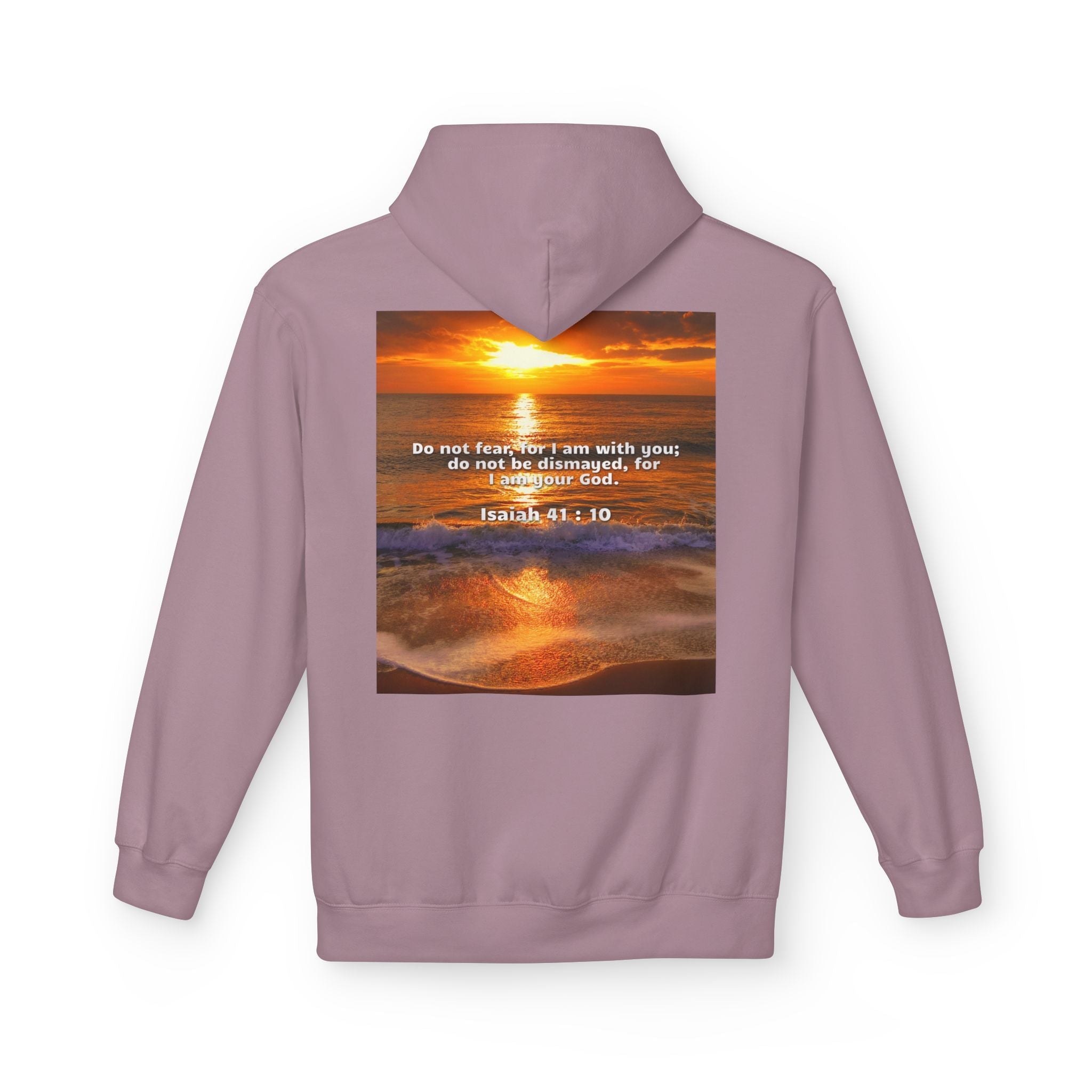 Hoodie - Isaiah 41:10 Bible Verse Religious Design Printify