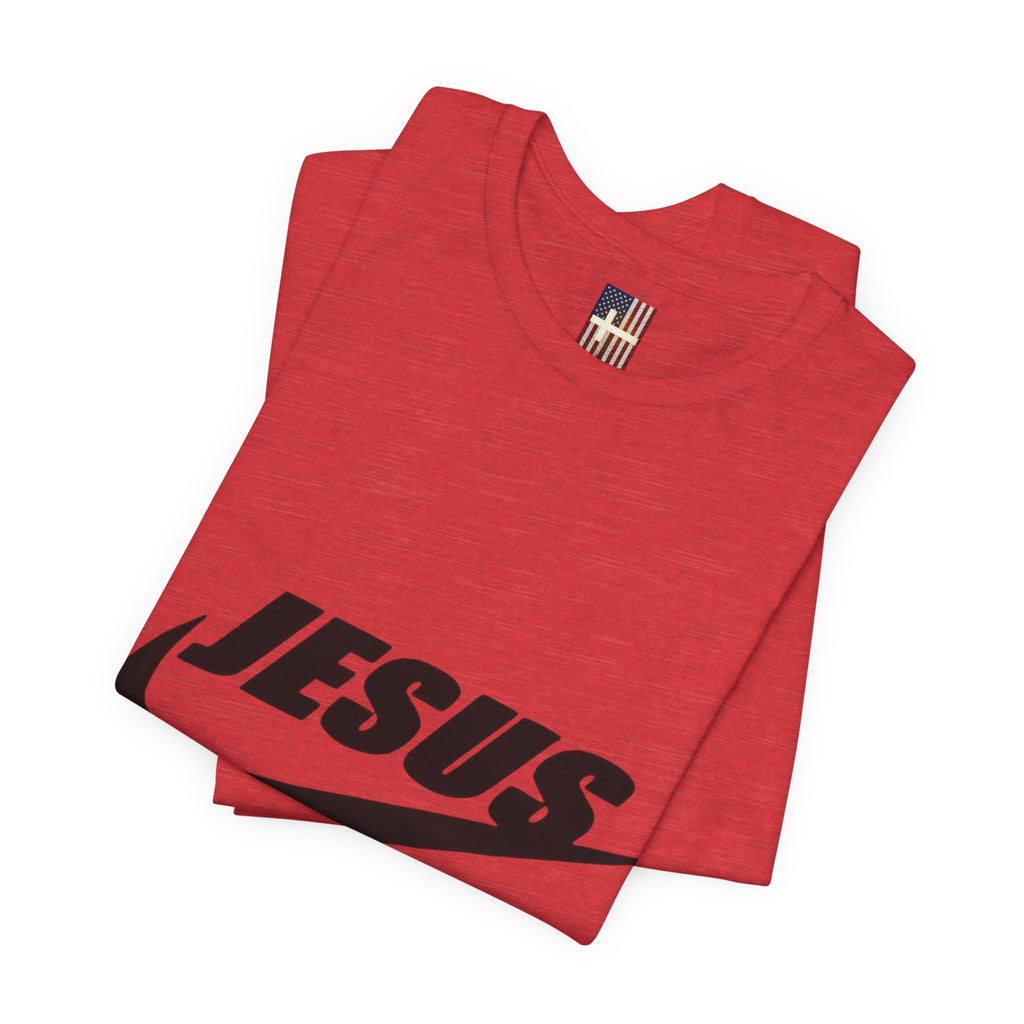 Jesus Did It T-shirt - Funny Christian Parody T-shirt - Faith & Victory Apparel