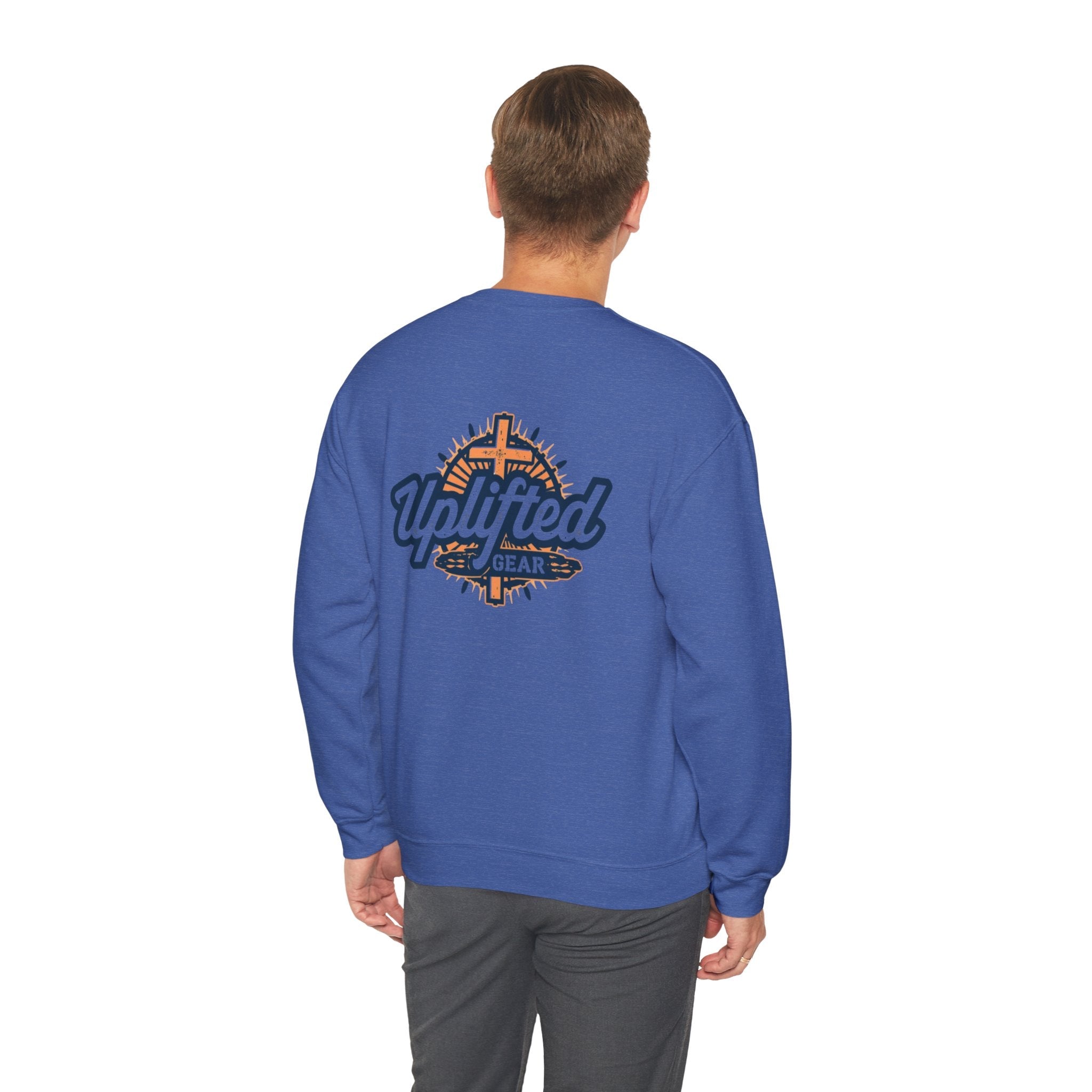 Uplifted Gear Christian Logo Sweatshirt Printify