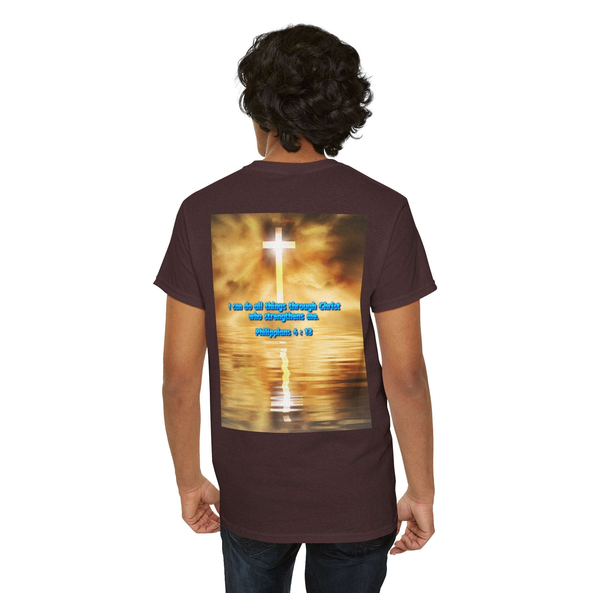 Bible Verse Unisex Tee - Philippians 4 : 13 Printify