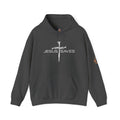 Jesus Saves Hoodie – 3 Nails Crucifix Cross Christian Sweatshirt for Redemption Faith & Bold Salvation Printify