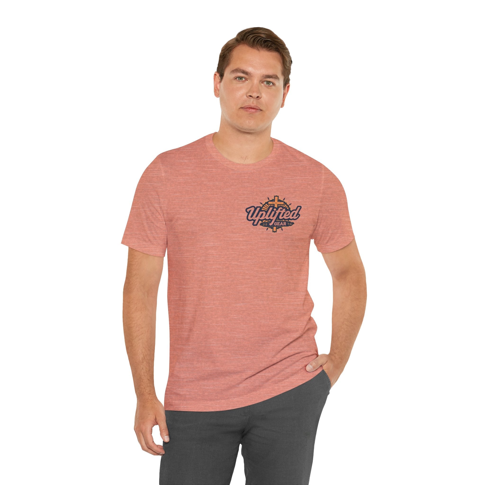 Religious Graphic Tee with Armor Of God Design Unisex Jersey Short Sleeve Tee Printify