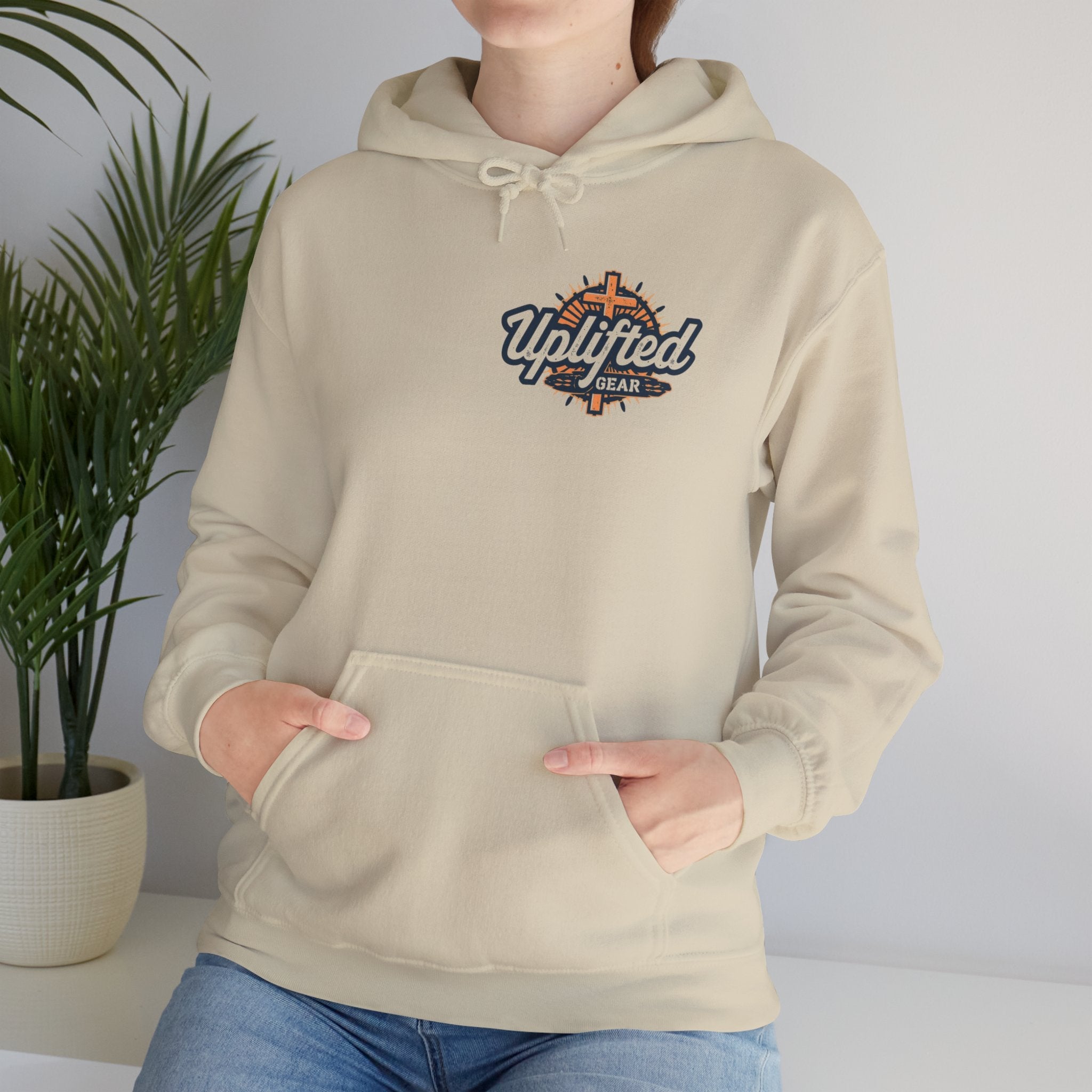 Religious Graphic Armor Of God Design - Unisex Heavy Blend™ Hooded Sweatshirt Printify