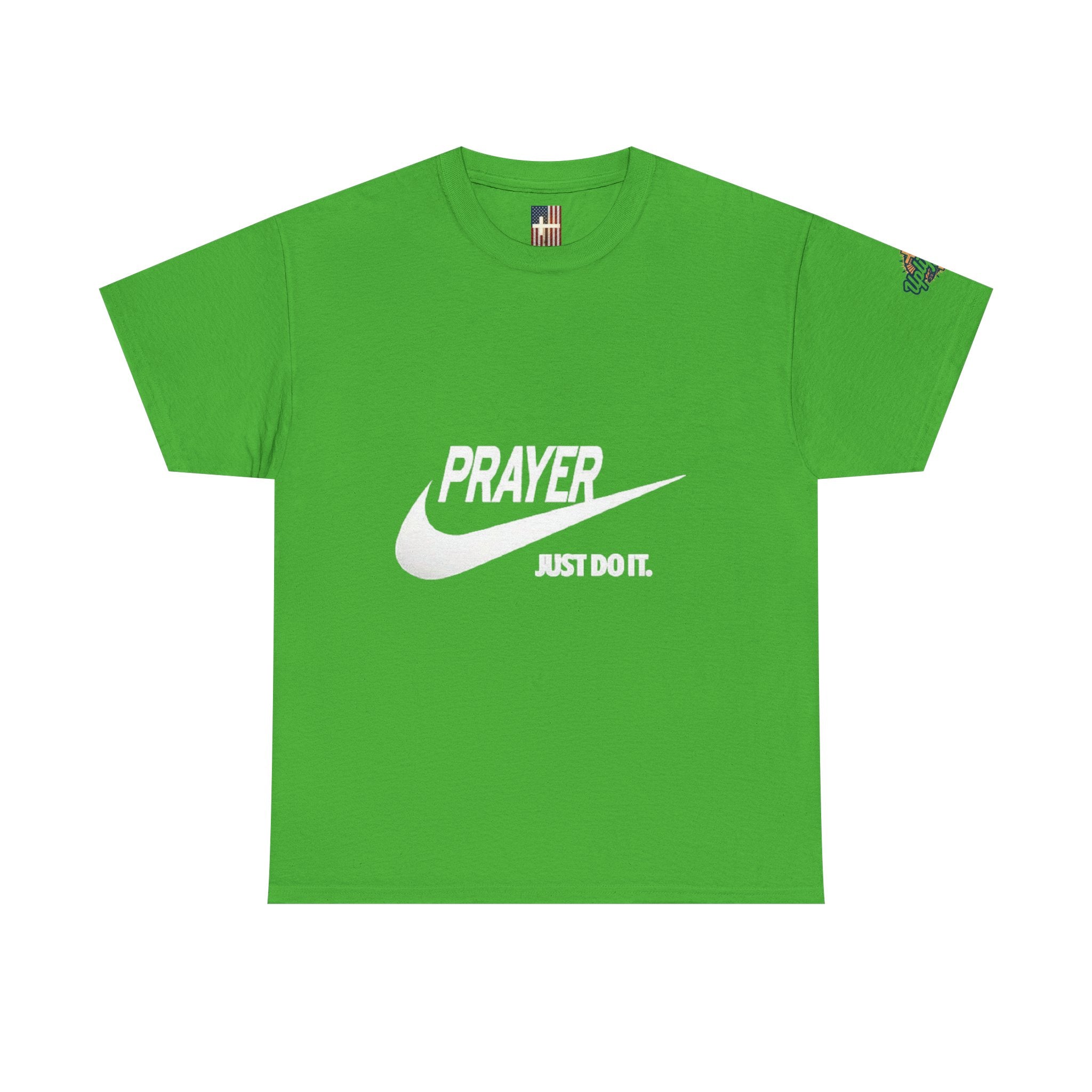 Prayer Just Do It T-shirt - Funny Christian Nike Parody T-shirt - Faith Gear Printify