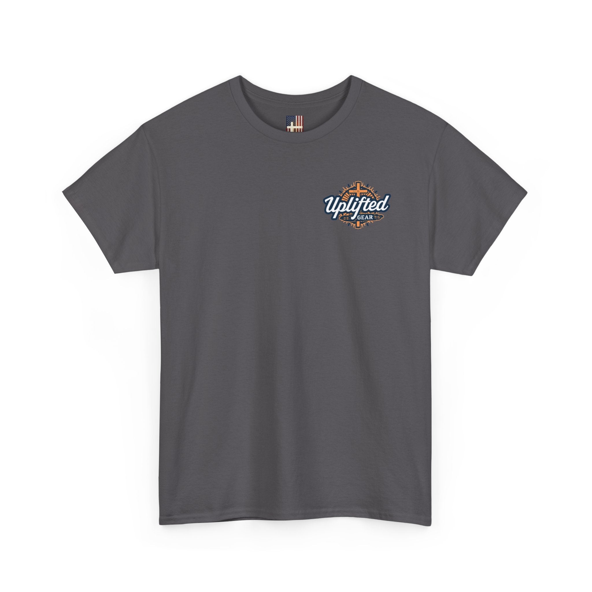 iPray Apple Logo Tee — Funny Christian T-Shirt (Minimal Red Apple Graphic) Printify