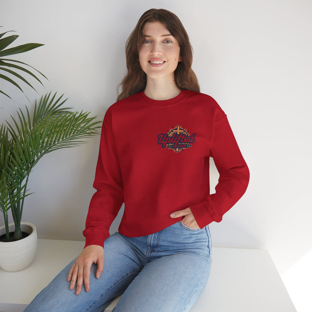 Unique Unicorn Sweatshirt – Rainbow Cross Psalm 139:14 Christian Sweatshirt for Wonderfully Made Printify