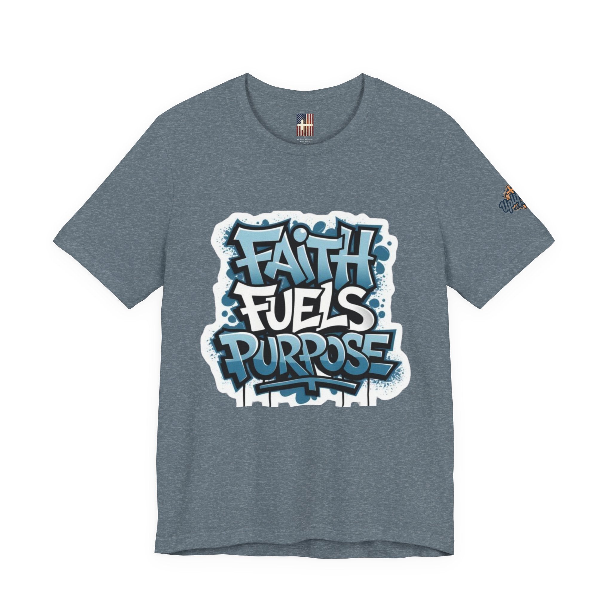 Faith Fuels Purpose T-shirt – Inspirational Christian T-shirt for Divine Drive & Unstoppable Belief Printify