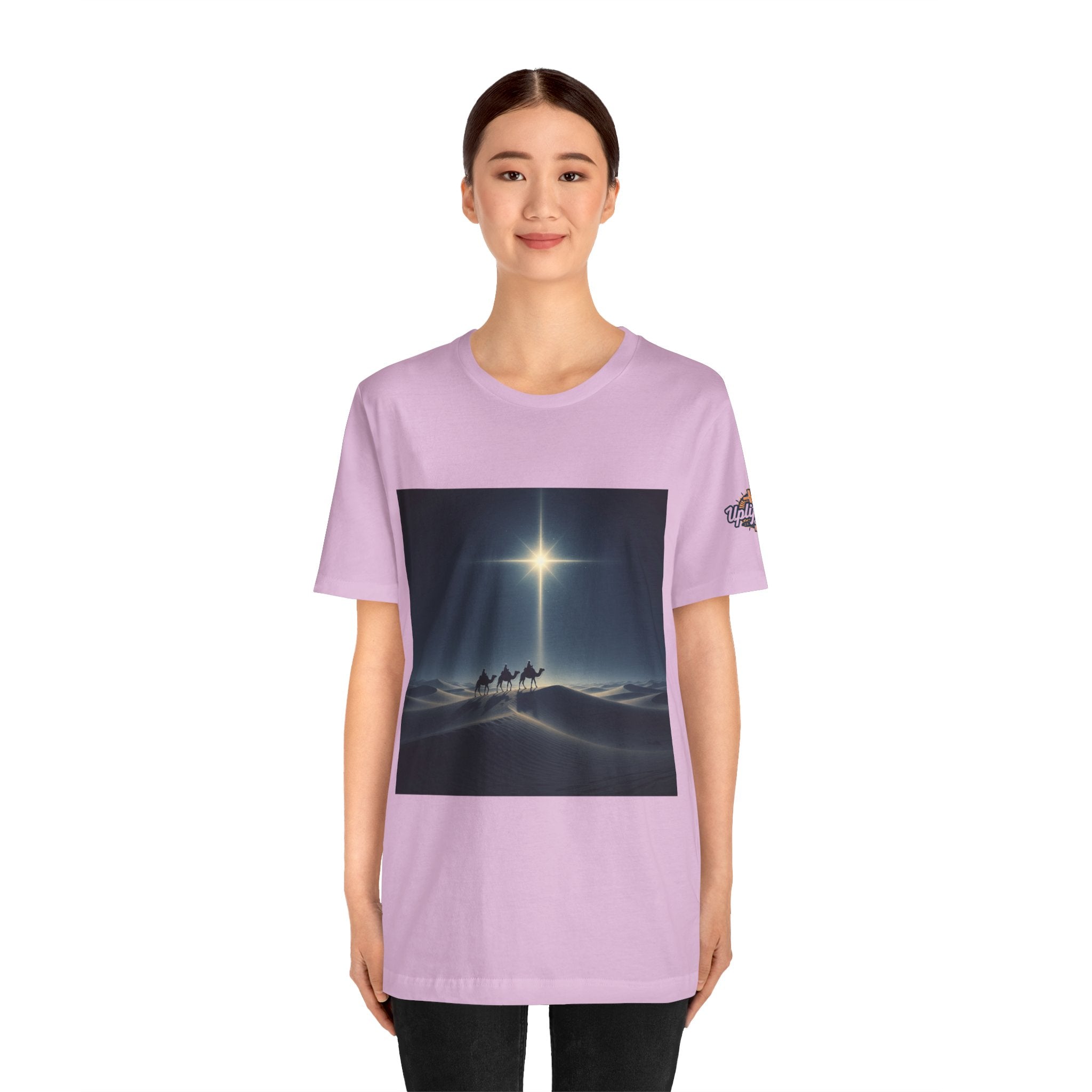 3 Wise Men T-shirt – Magi Camels Nativity Journey Christian Christmas T-shirt for Epiphany Faith & Holy Night Printify