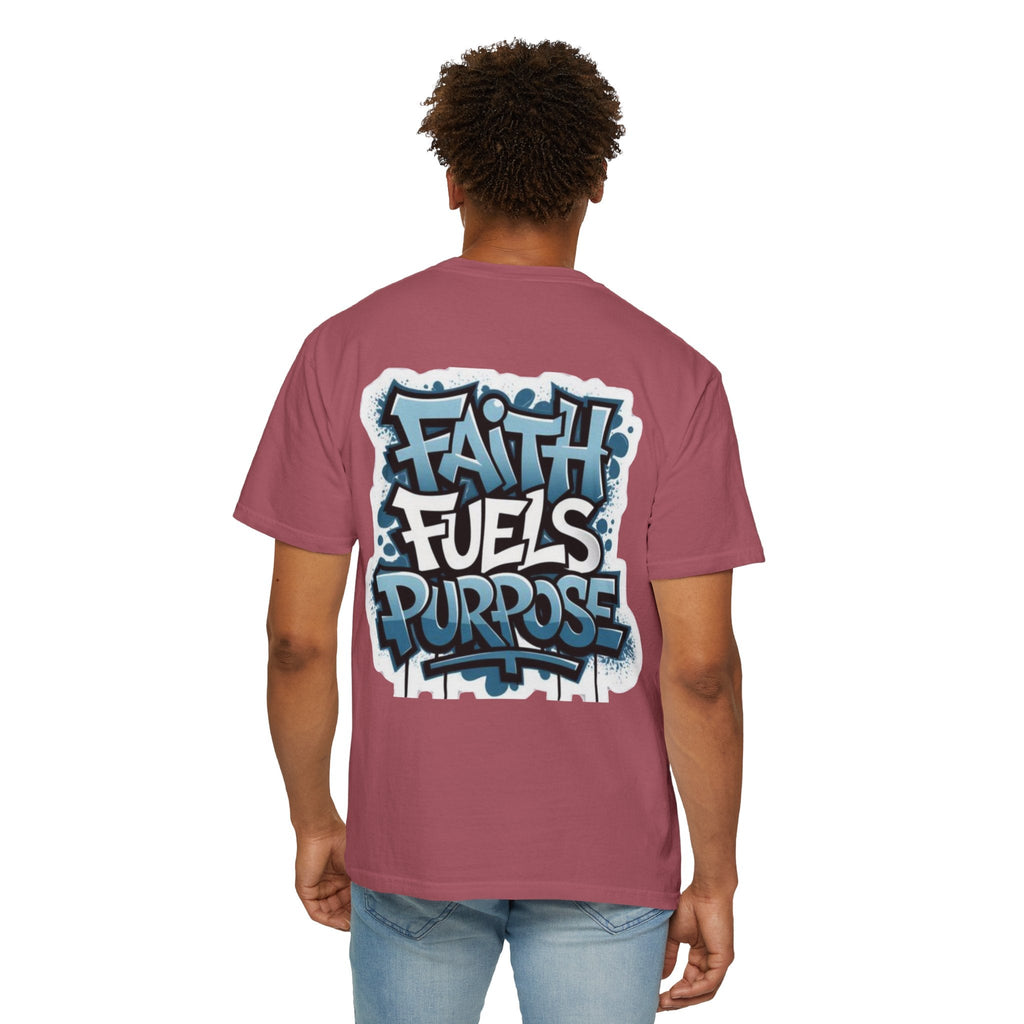 Faith Fuels Purpose T-shirt – Inspirational Christian T-shirt for Divine Drive & Unstoppable Belief Printify