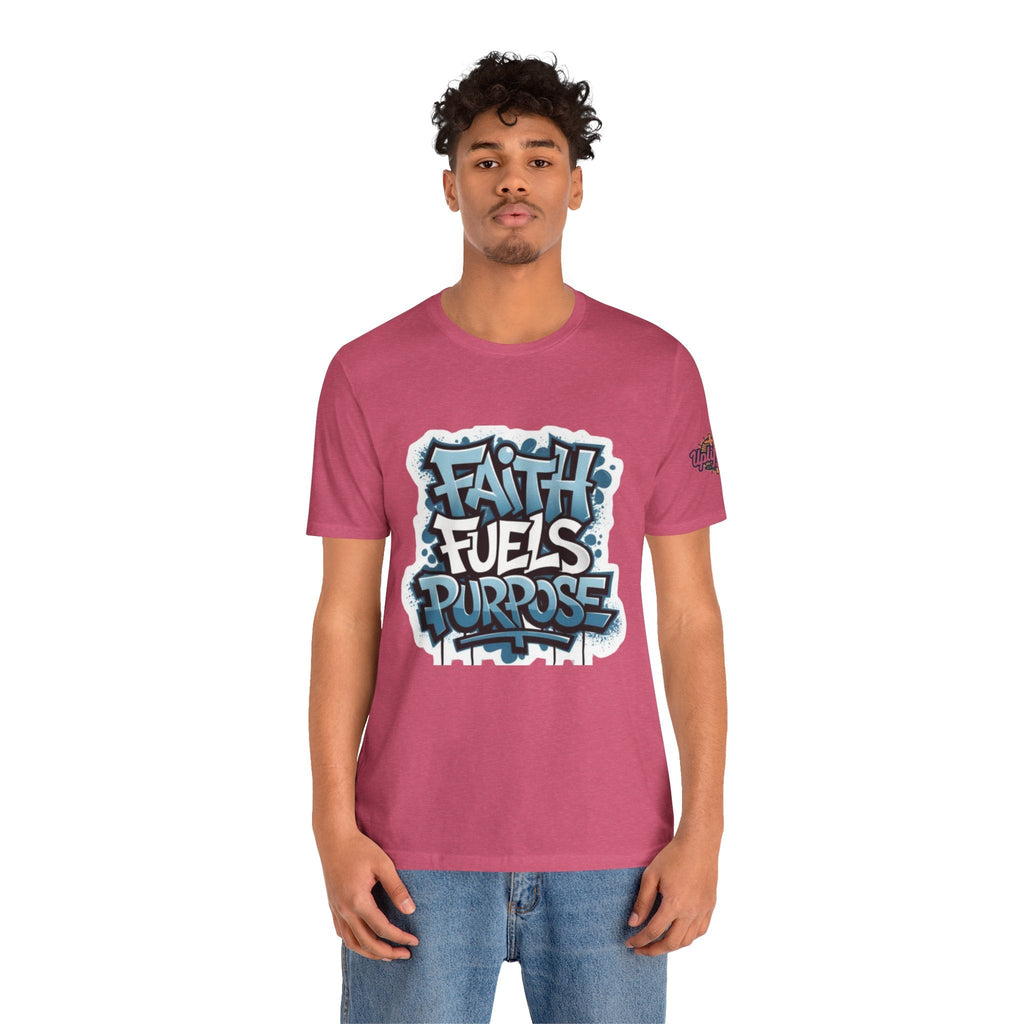 Faith Fuels Purpose T-shirt – Inspirational Christian T-shirt for Divine Drive & Unstoppable Belief Printify