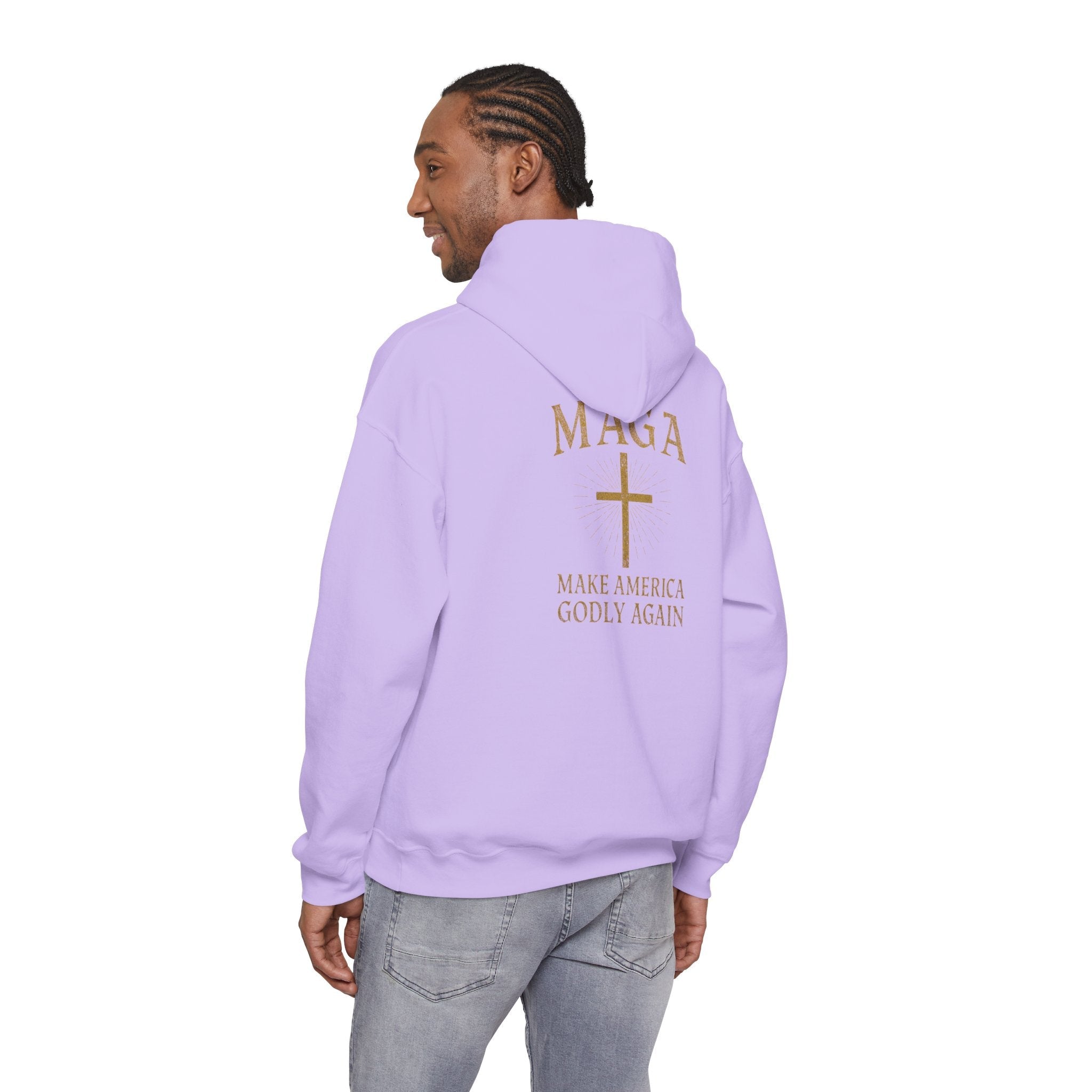 Make America Godly Again Hoodie – MAGA Christian Patriotic Sweatshirt for Biblical Values & Freedom Printify