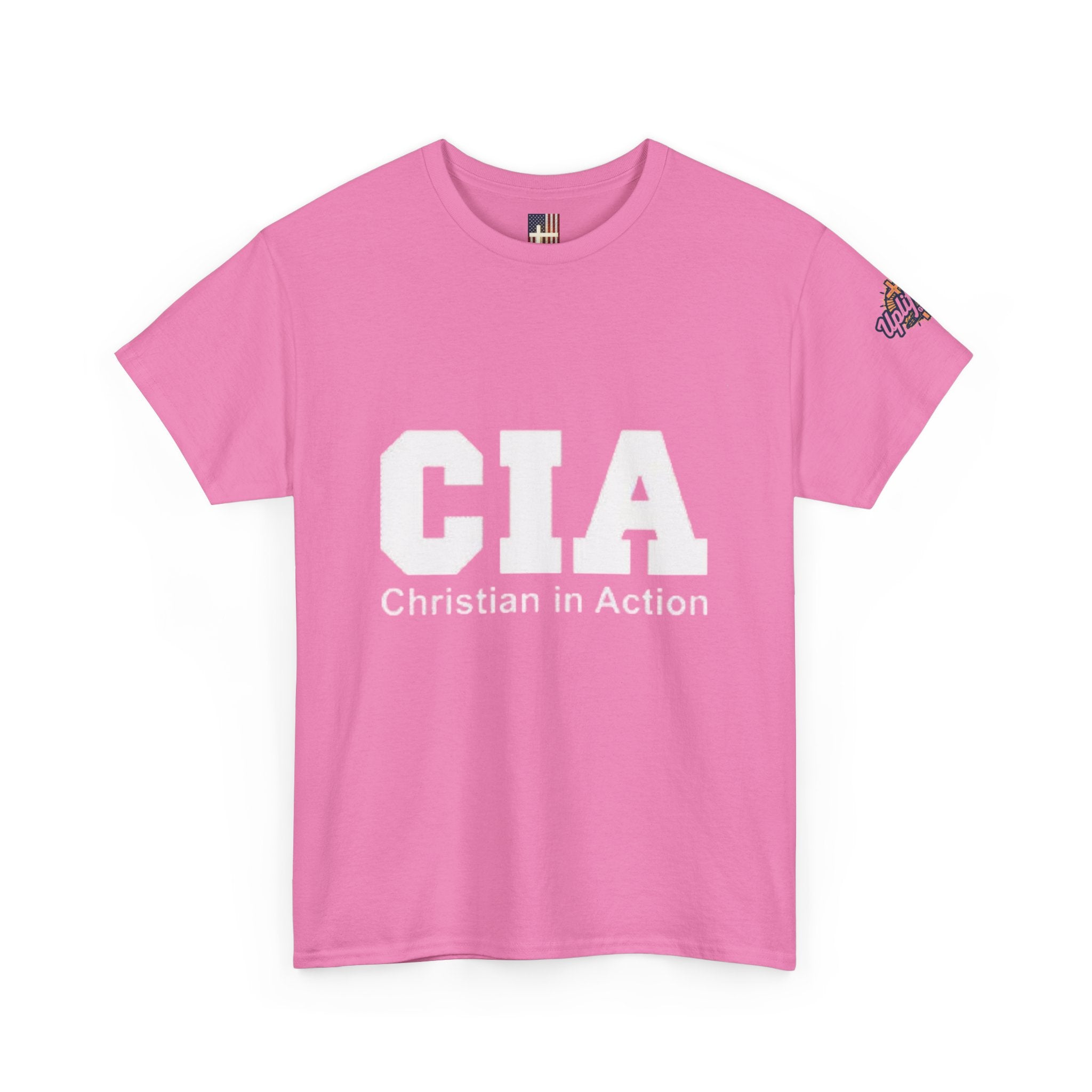 CIA Christian in Action T-shirt - Funny Faith Parody T-shirt - Mission Ready Apparel Printify