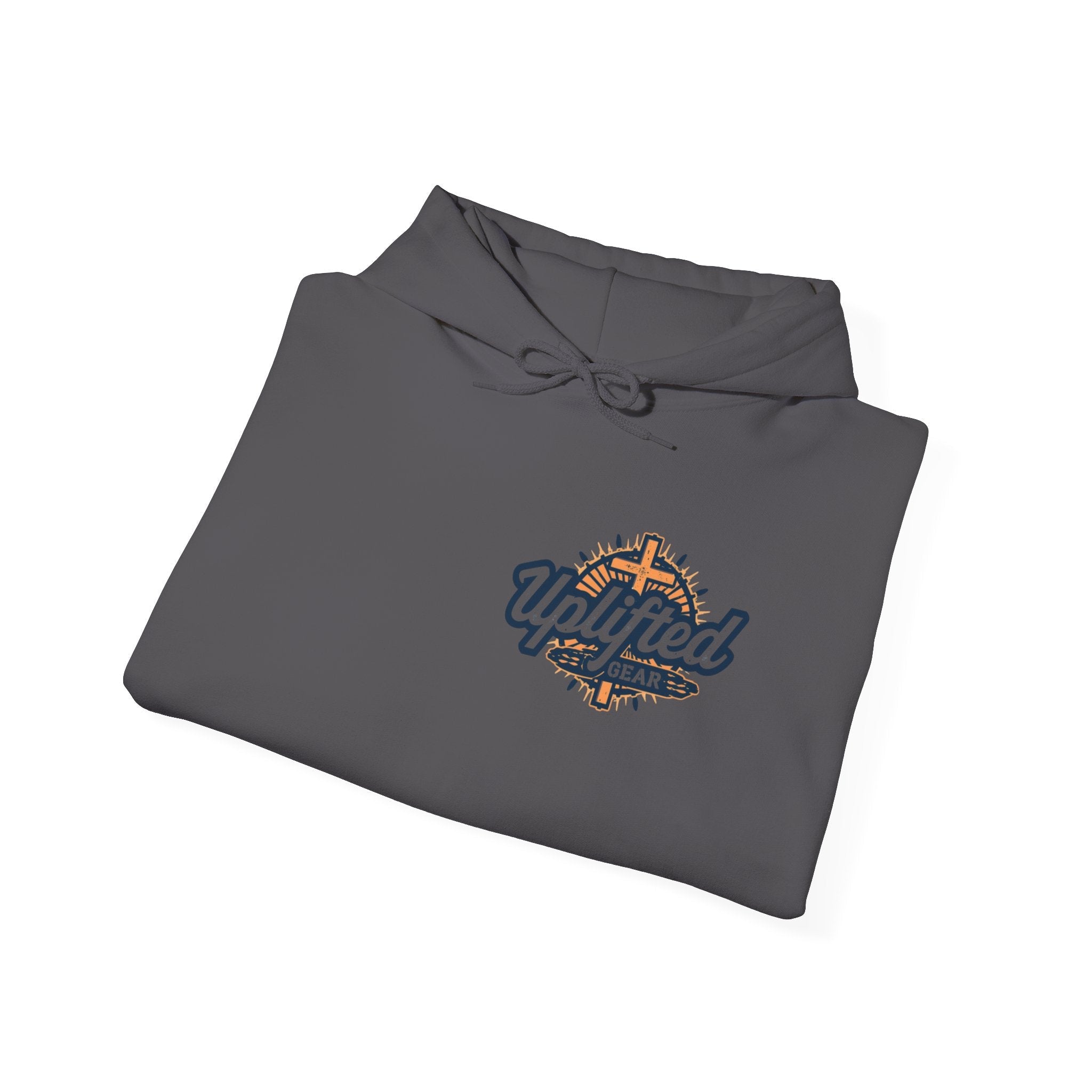 ✨ Chosen. Loved. Redeemed. – Elegant Christian Hoodie | Gold Foil Faith Tee | Subtle Cross & Heart Design | Inspirational Bible Verse Apparel by Uplifted Gear Printify