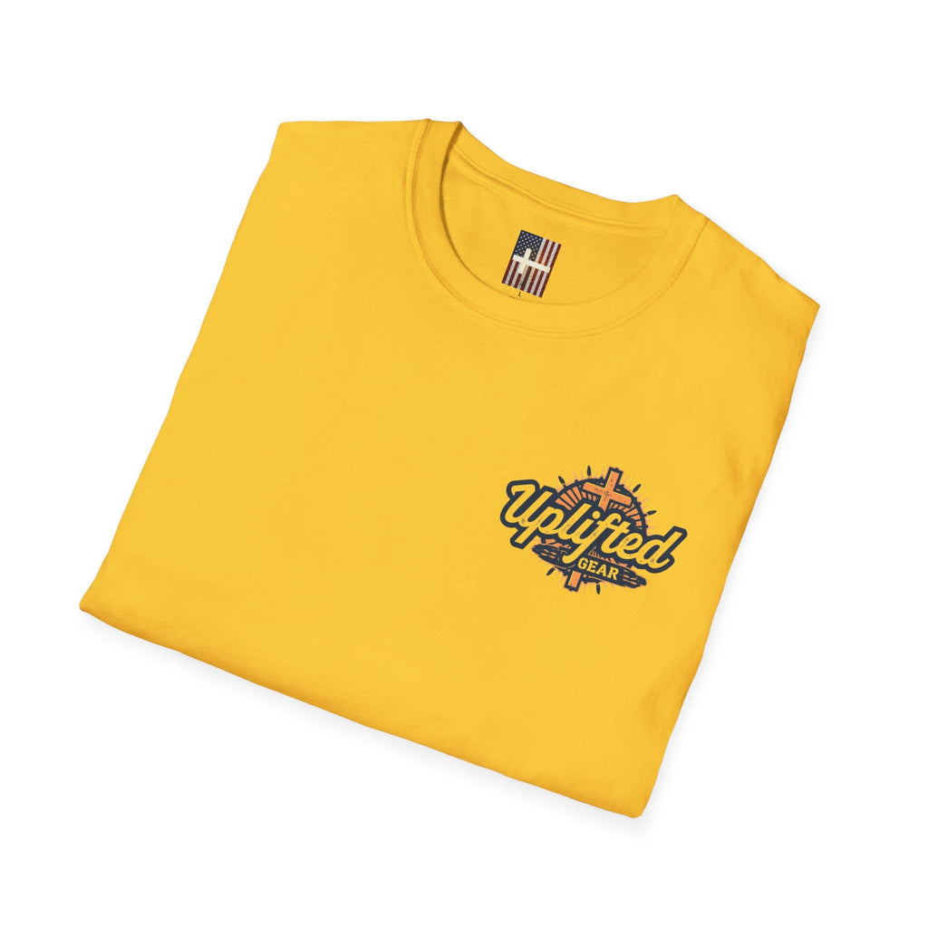 Jesus Is King T-shirt | Modern Typographic Cross Christian T-shirt Printify