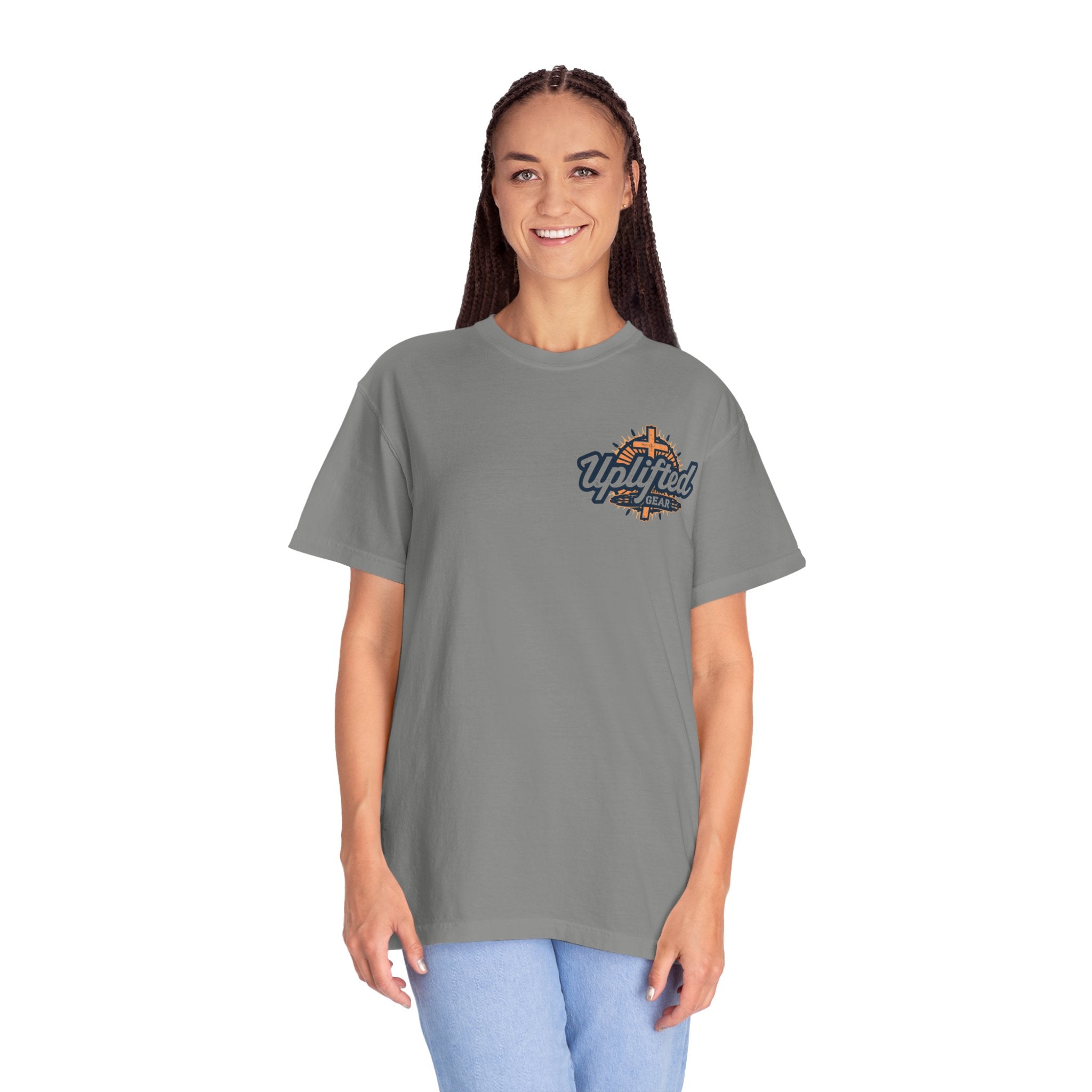 Religious Graphic Armor Of God Design - Unisex Garment-Dyed T-shirt Printify