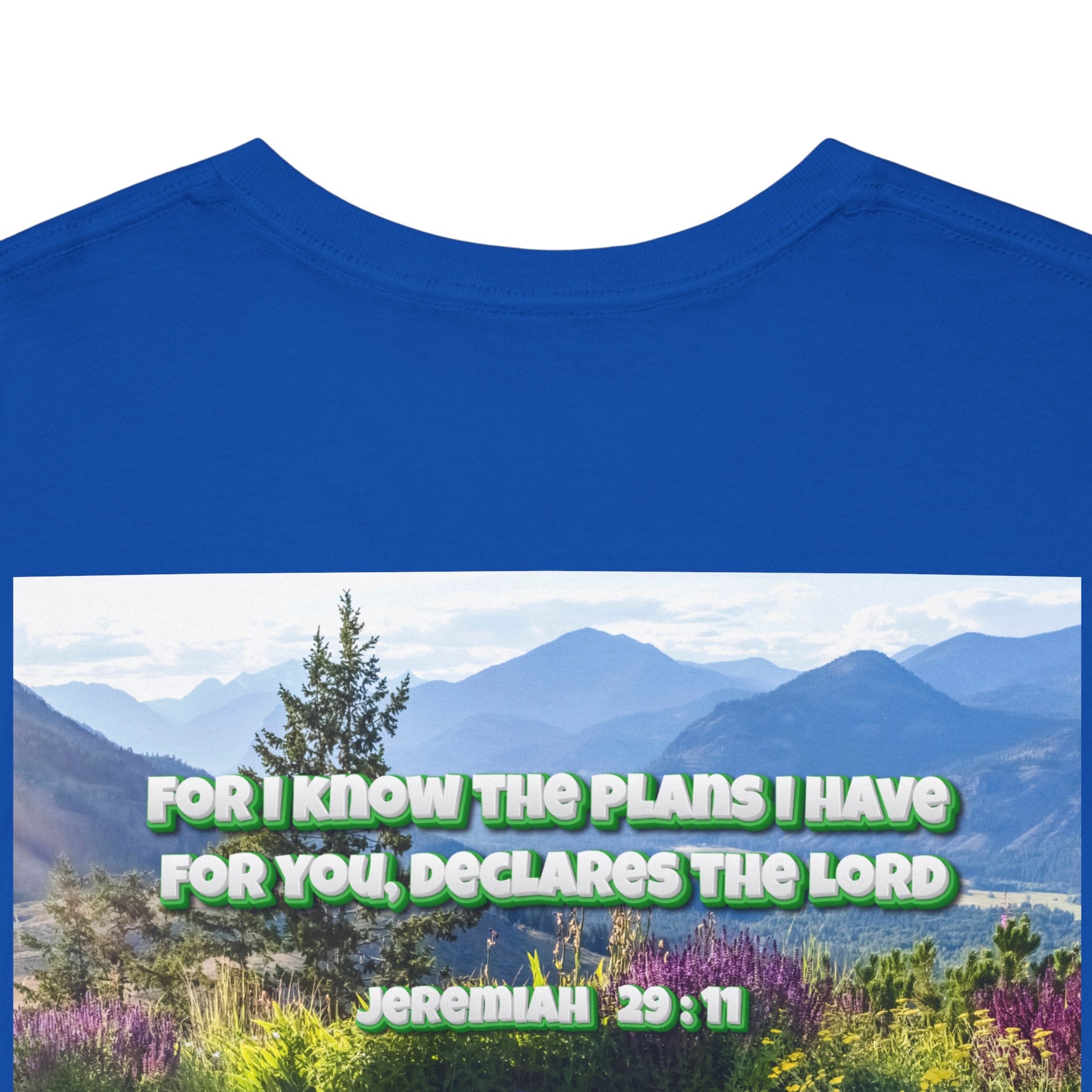 Bible Verse Unisex Tee -  Jeremiah 29 : 11 Printify