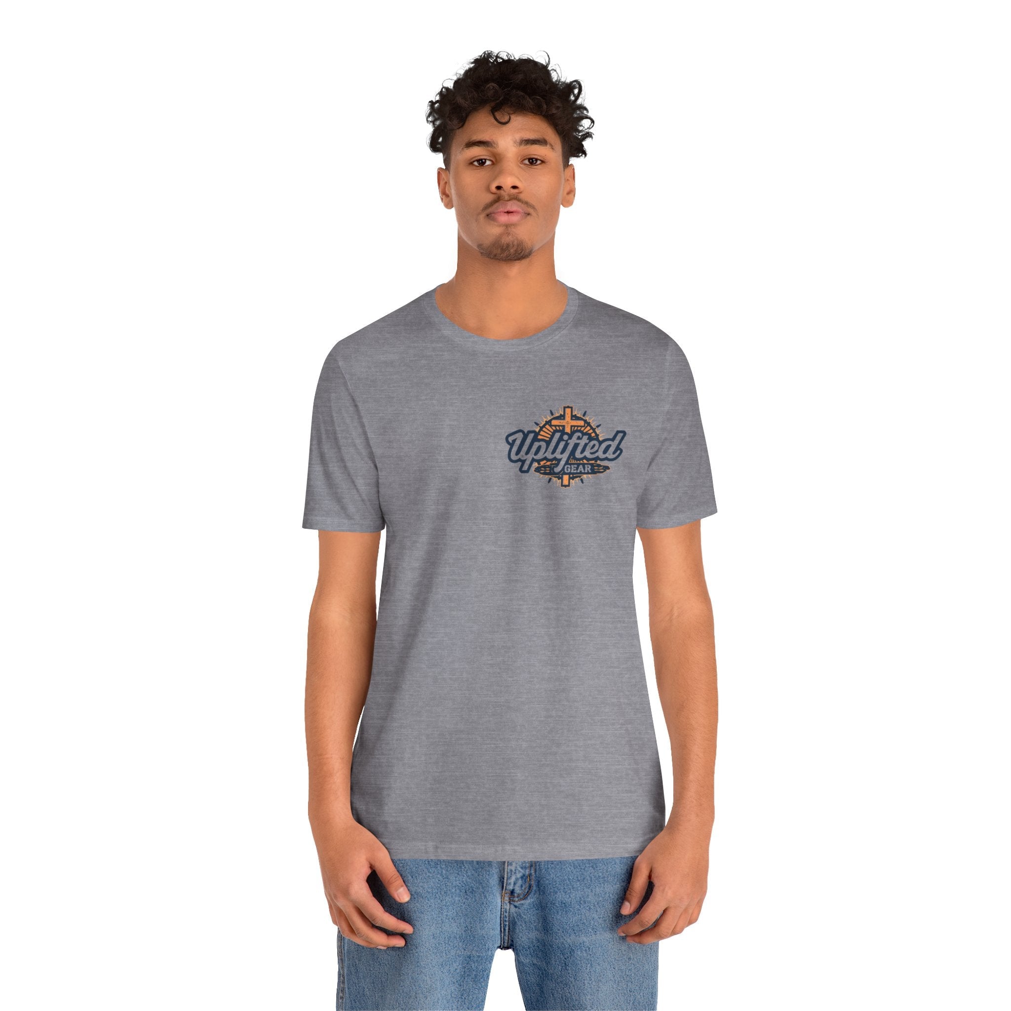 Religious Graphic Tee with Armor Of God Design Unisex Jersey Short Sleeve Tee Printify