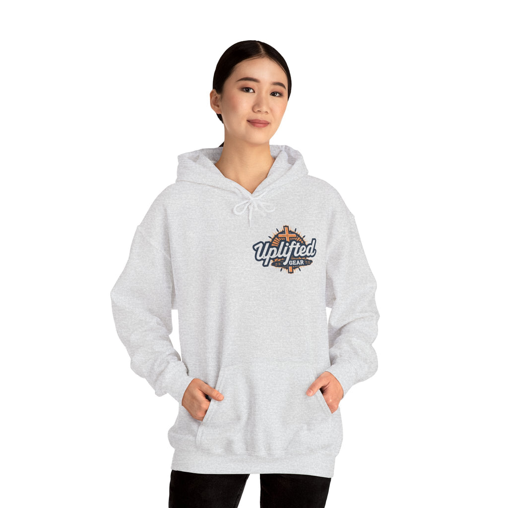 Jesus is King Hoodie – Bold Crown & Cross Christian Sweatshirt for Eternal Reign & Cozy Faith Printify