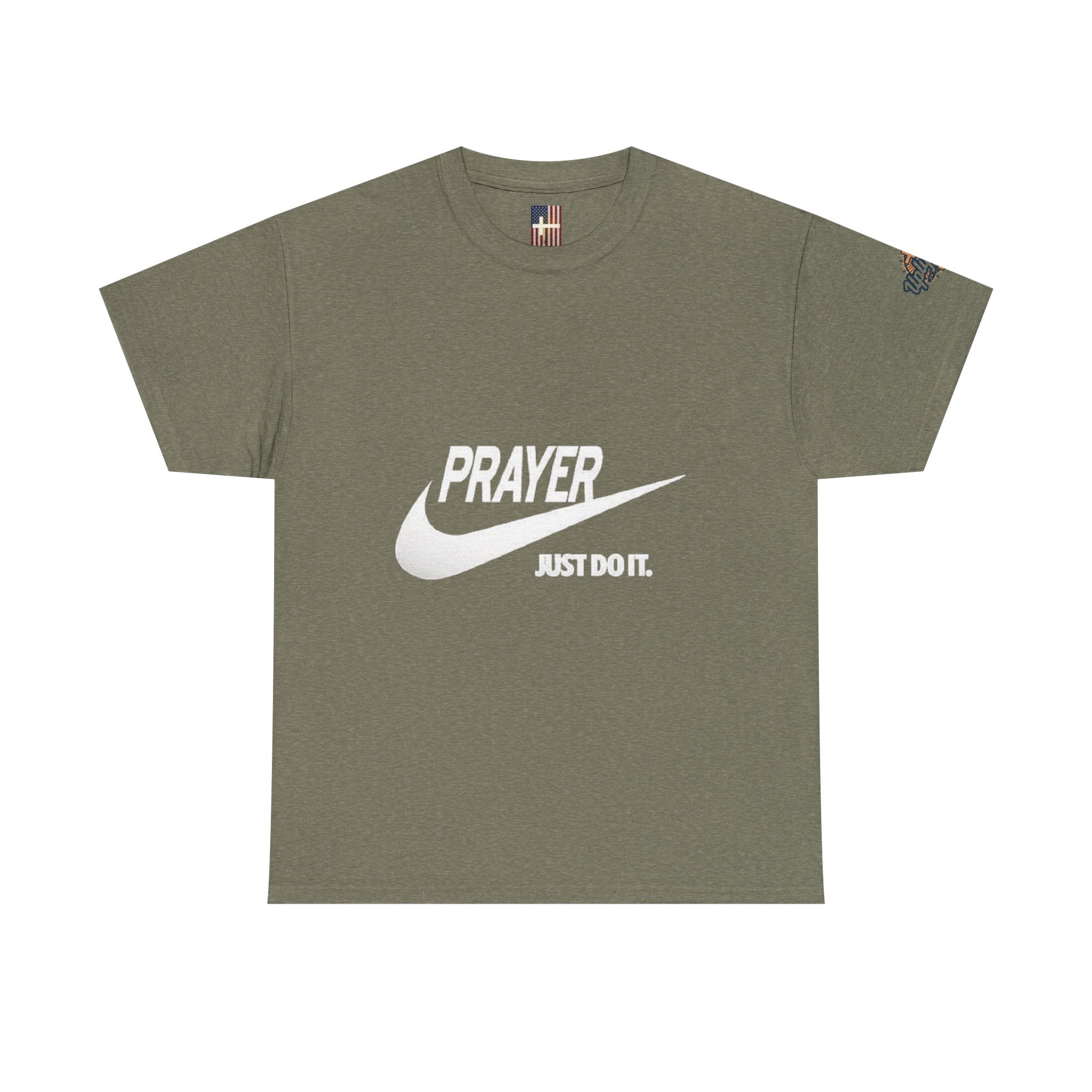 Prayer Just Do It T-shirt - Funny Christian Nike Parody T-shirt - Faith Gear Printify