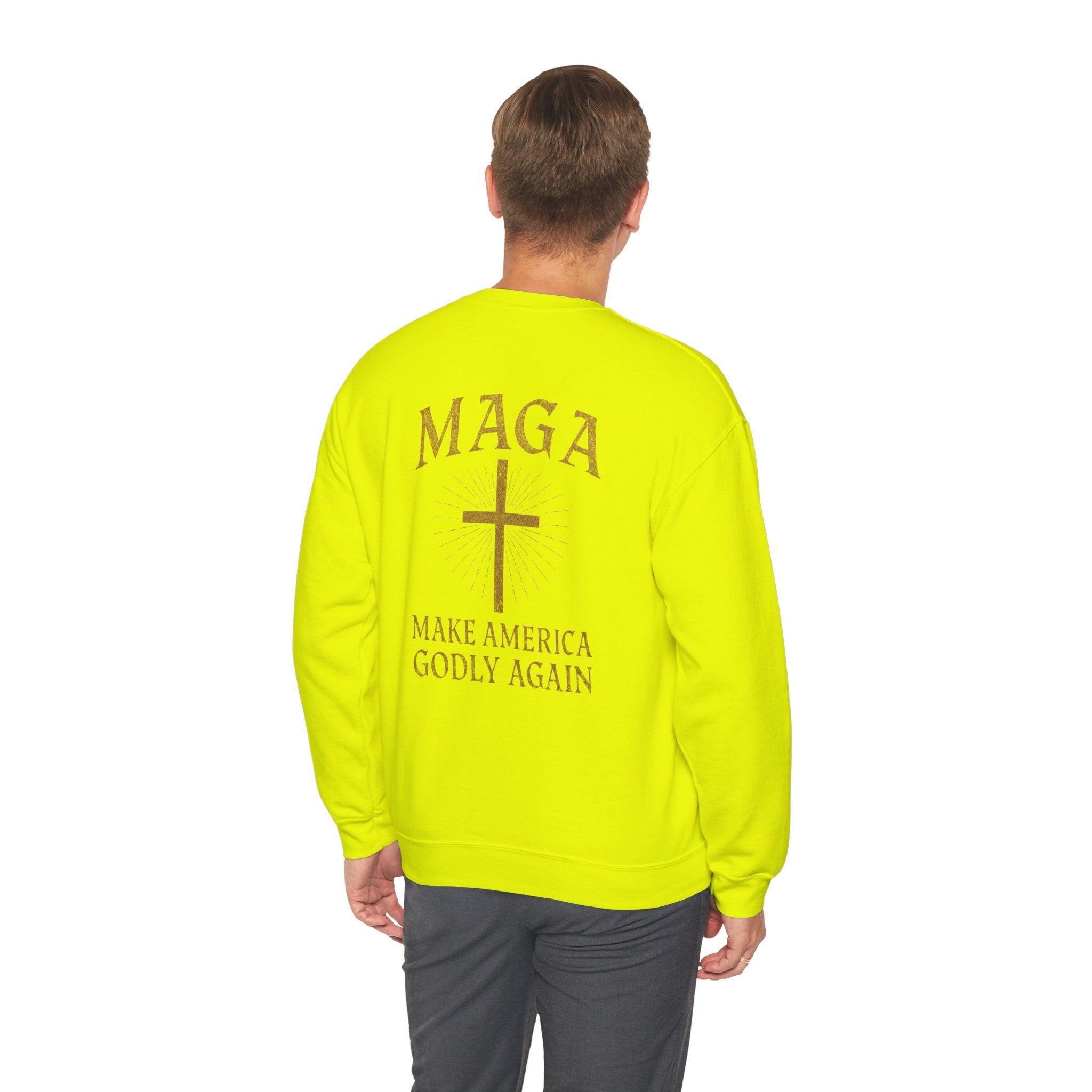 Make America Godly Again Sweatshirt – MAGA Christian Patriotic Hoodie for Faith & Freedom Printify