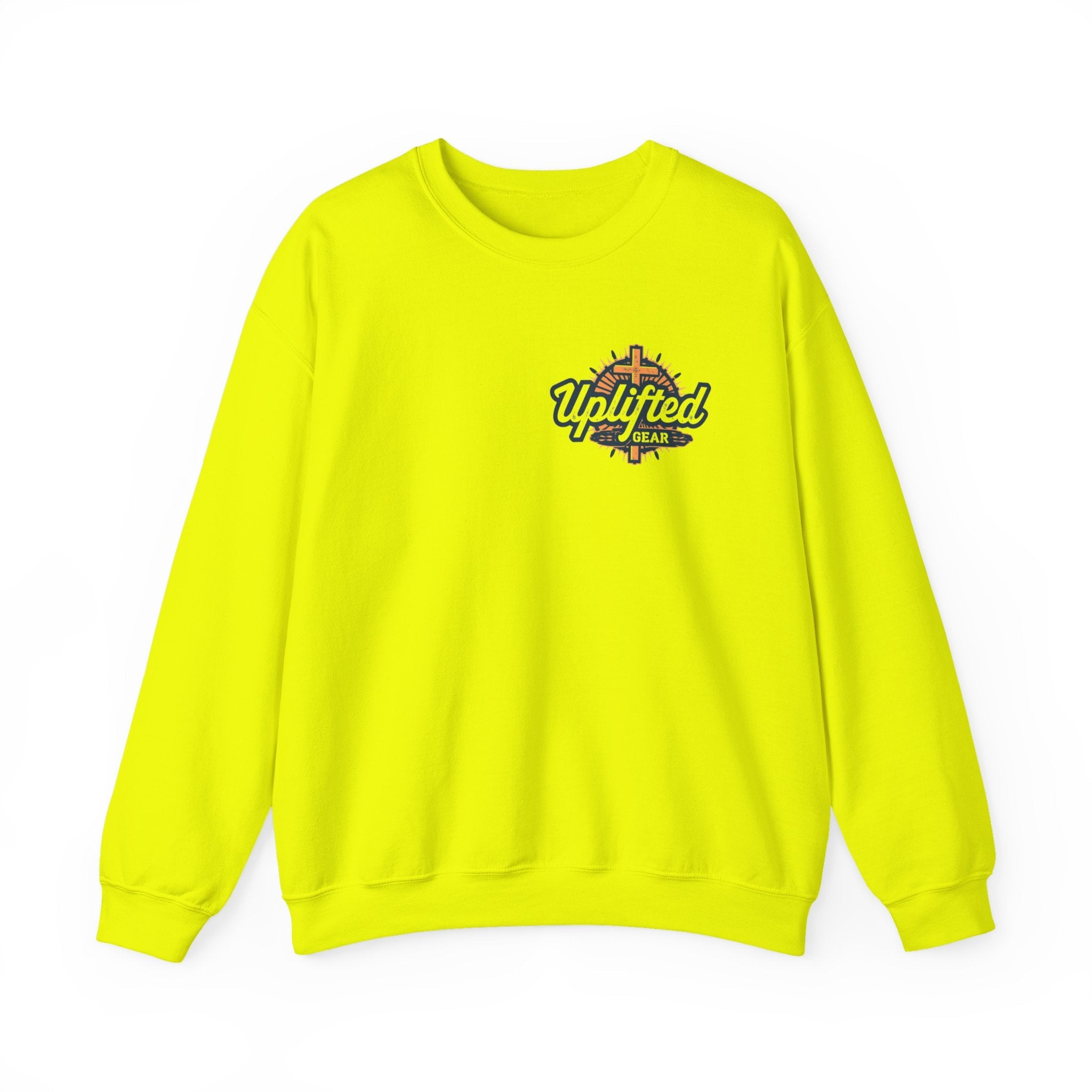 Unique Unicorn Sweatshirt – Rainbow Cross Psalm 139:14 Christian Sweatshirt for Wonderfully Made Printify