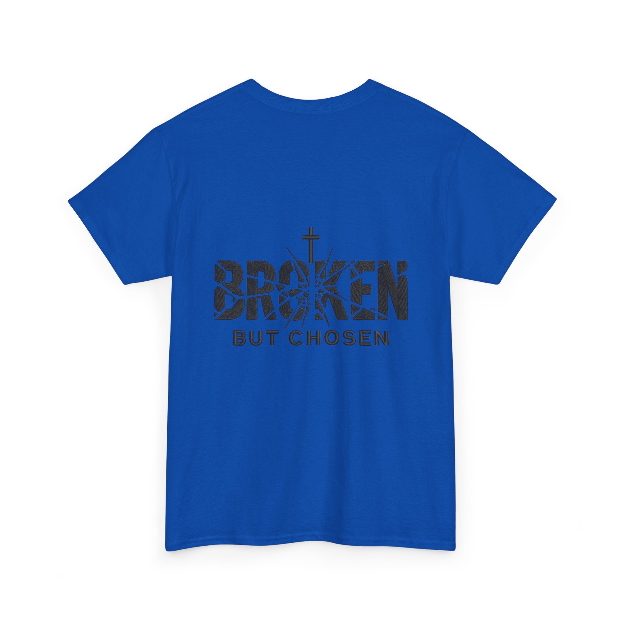 Broken But Chosen T-Shirt — Inspirational Faith Graphic Tee Printify