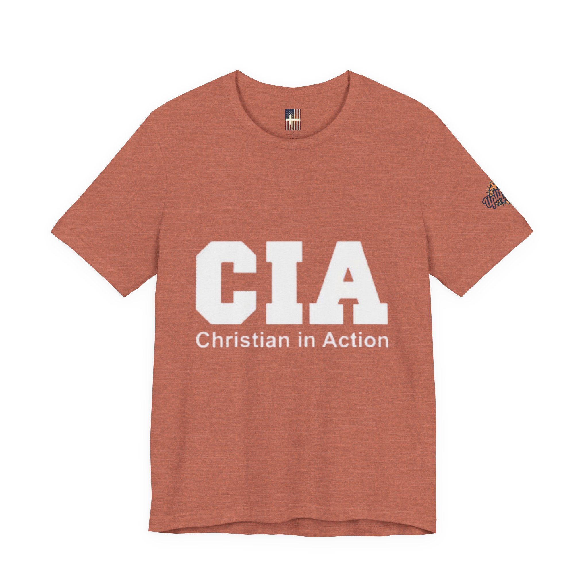 CIA Christian in Action T-shirt - Funny Faith Parody T-shirt - Mission Ready Apparel Printify