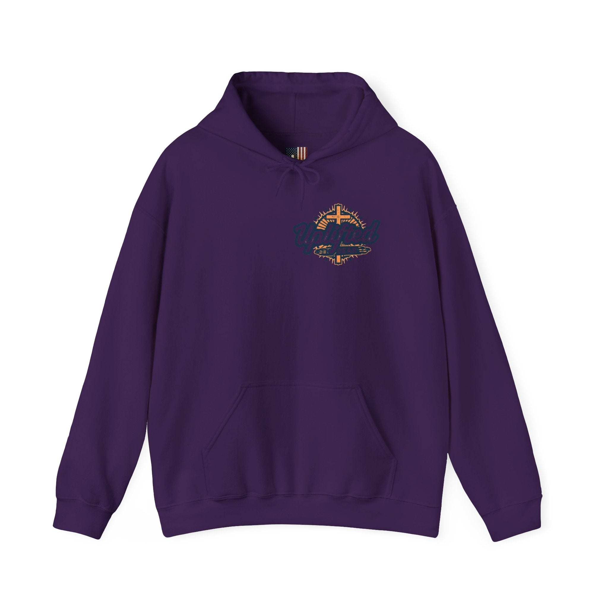 Jesus is King Hoodie – Bold Crown & Cross Christian Sweatshirt for Eternal Reign & Cozy Faith Printify