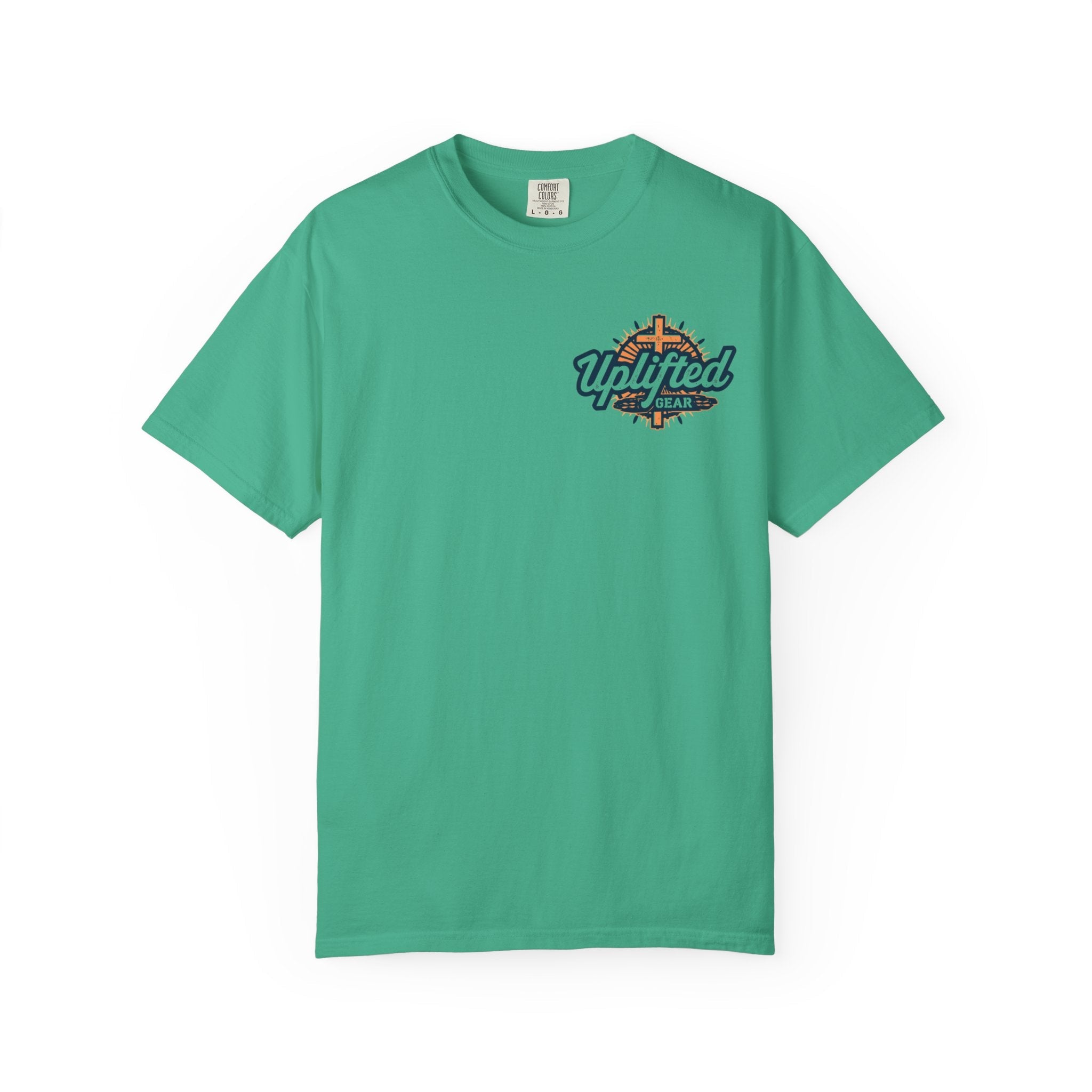 Jesus Ichthys T-shirt – Christian Fish Symbol with Cross & Jesus Inscription T-shirt for Eternal Faith & Streetwear Printify