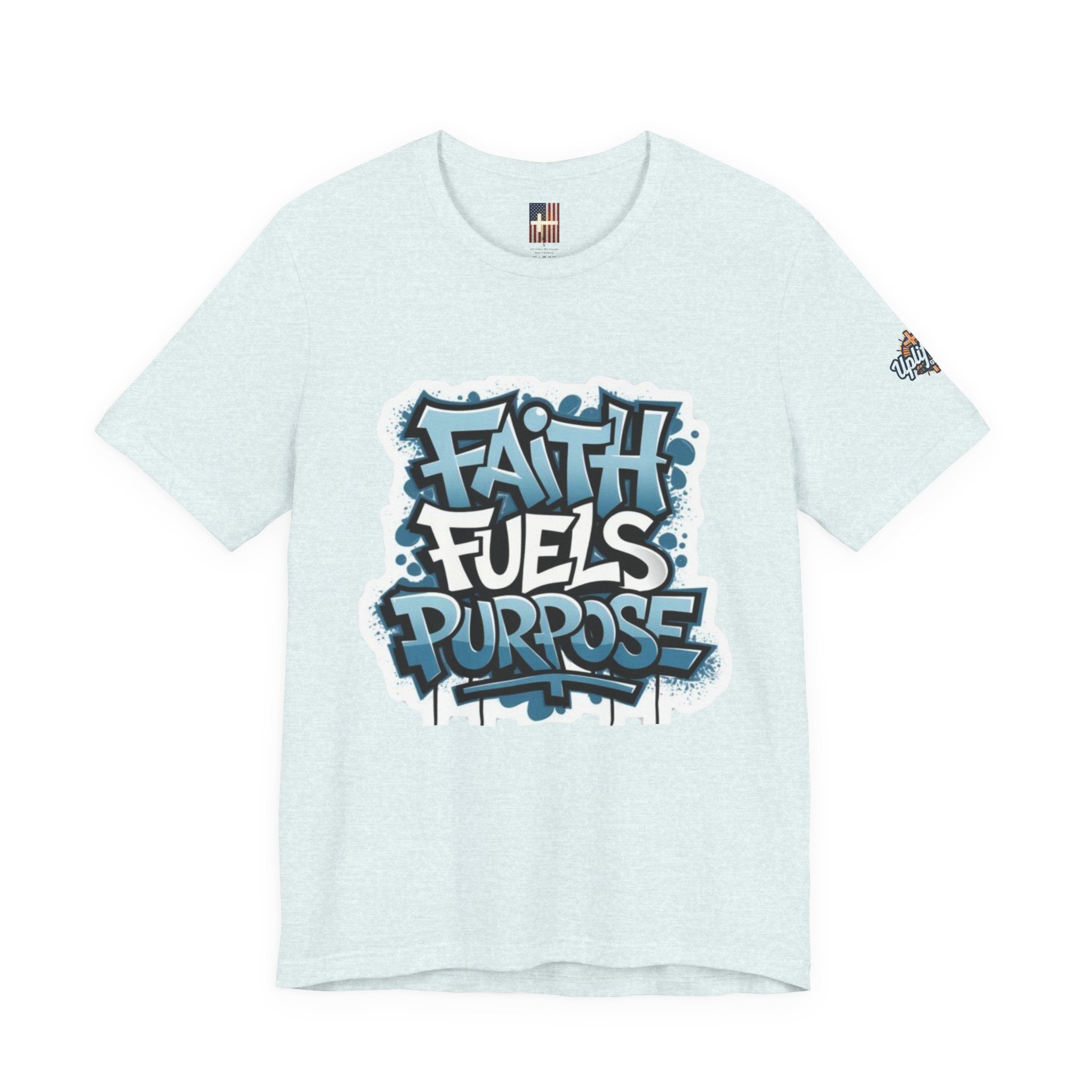 Faith Fuels Purpose T-shirt – Inspirational Christian T-shirt for Divine Drive & Unstoppable Belief Printify