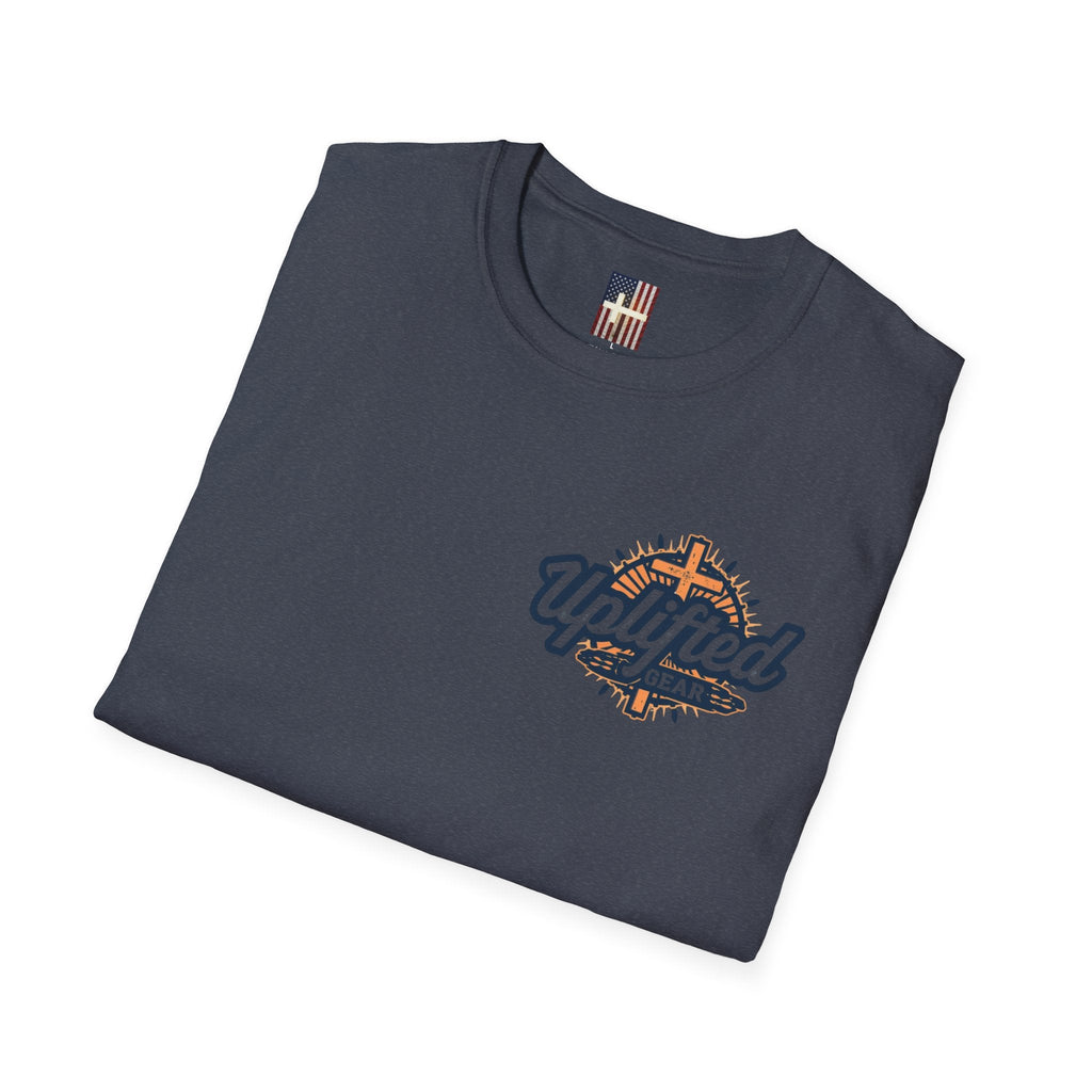 The Lord Says No Balls in Women's Stalls Statement T-Shirt Printify