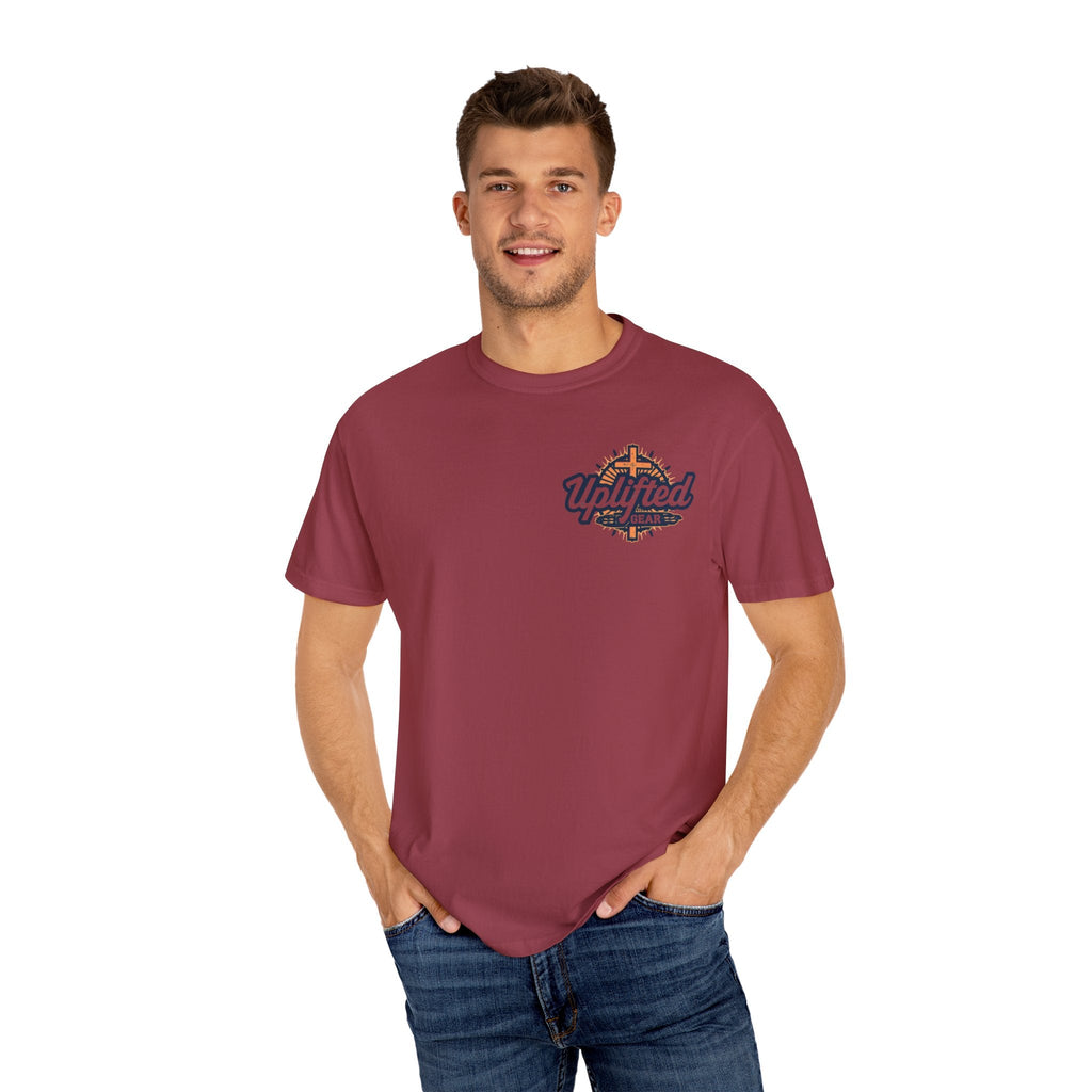 Trust in The Lord Proverbs 3:5-6 Biblical Design Unisex Garment-Dyed T-shirt Printify