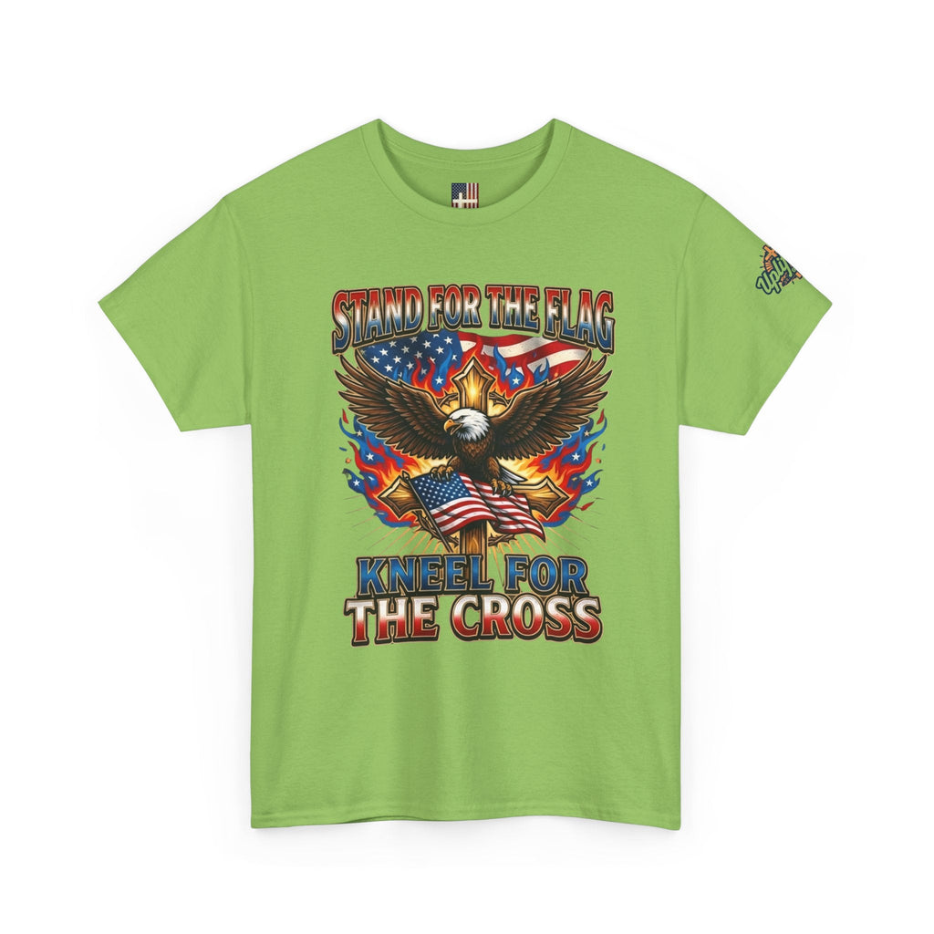 Stand for the Flag Kneel for the Cross T-shirt | Patriotic Eagle T-shirt Printify