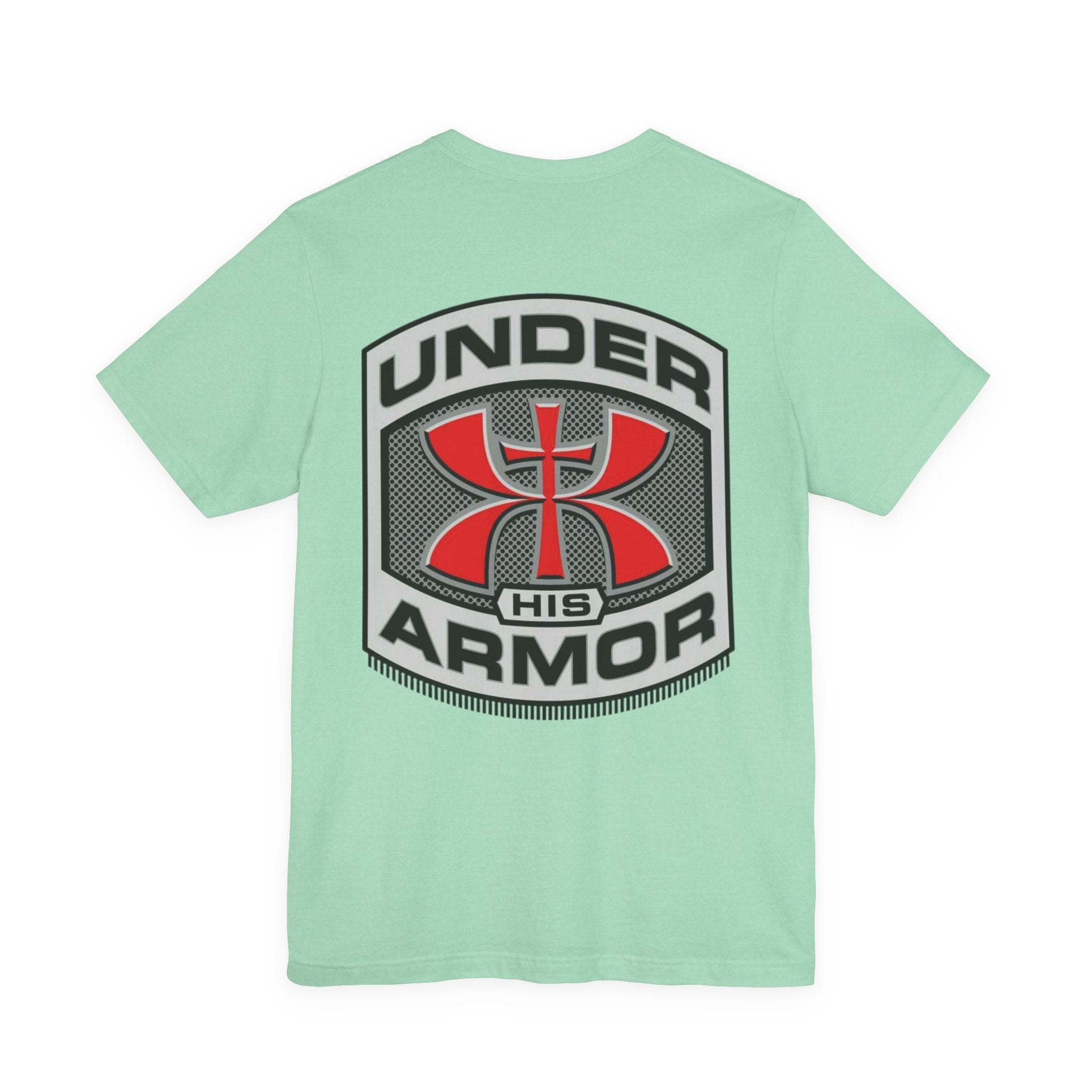 Under HIS Armor Christian T-Shirt — Faith-Inspired Under Armour Style Printify