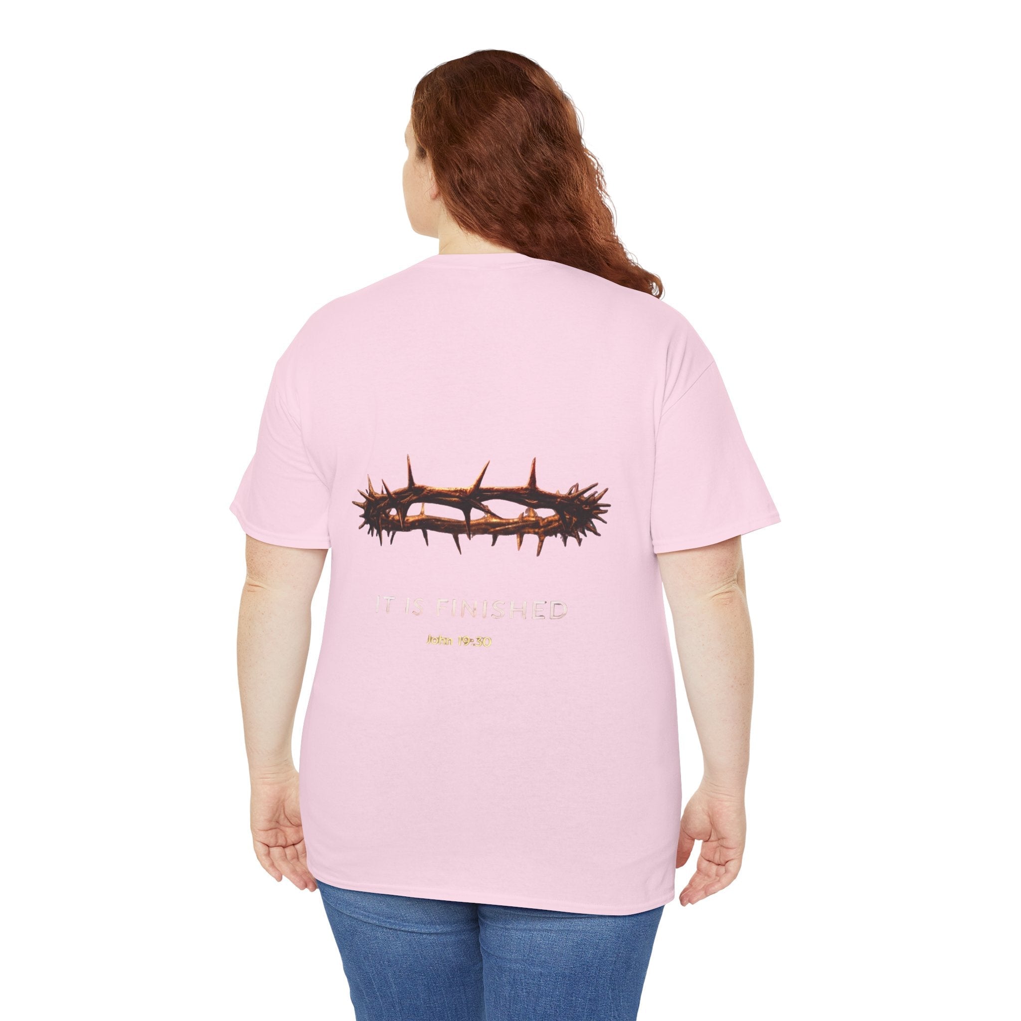 It Is Finished Crown of Thorns Tee — Christian John 19:30 Faith Shirt Printify