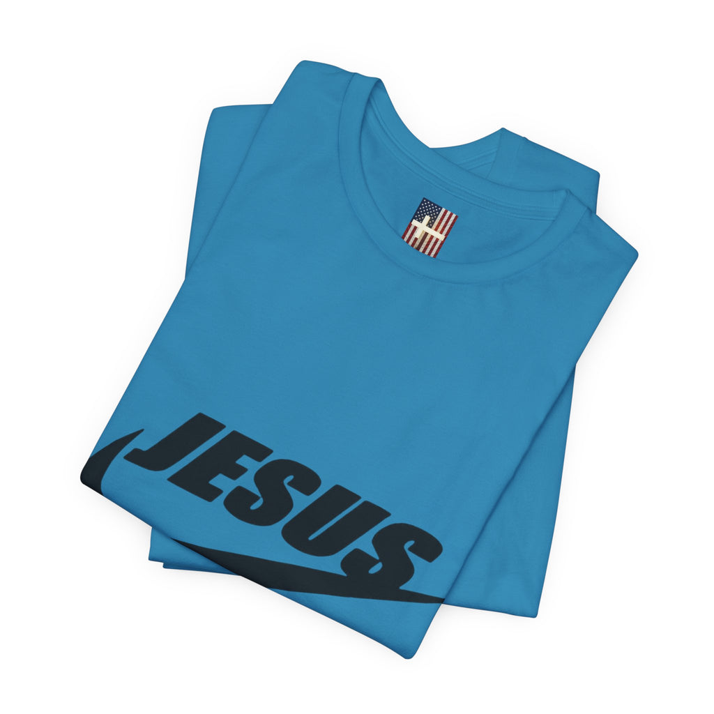 Jesus Did It T-shirt - Funny Christian Parody T-shirt - Faith & Victory Apparel