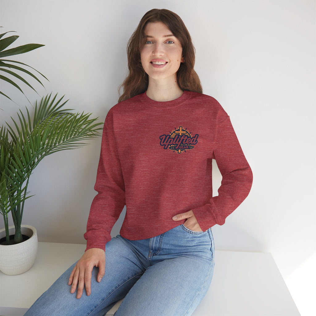 Religious Graphic Armor Of God Design - Unisex Heavy Blend™ Crewneck Sweatshirt Printify