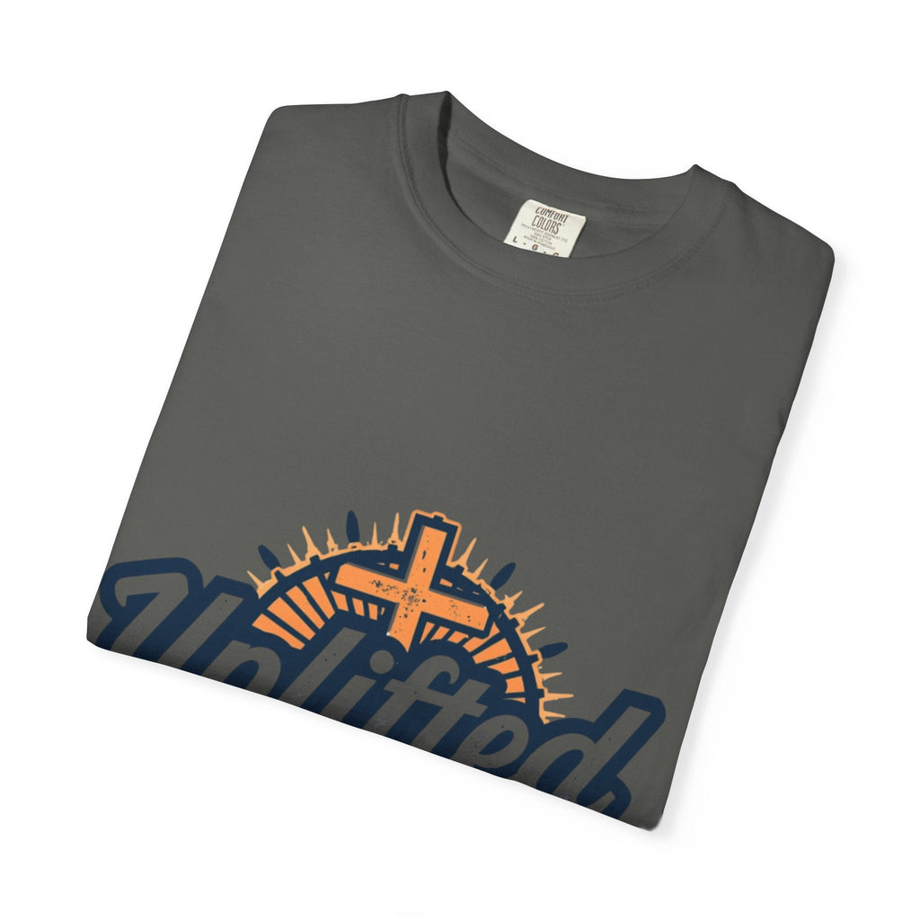 Uplifted Gear Christian T-Shirt – Bold Logo Faith Tee for Inspired Living Printify