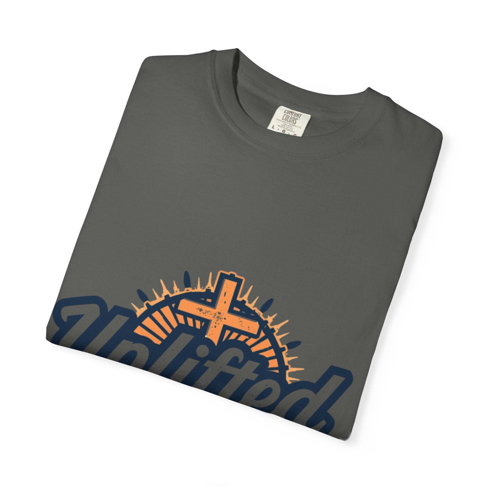 Uplifted Gear Christian T-Shirt – Bold Logo Faith Tee for Inspired Living Printify